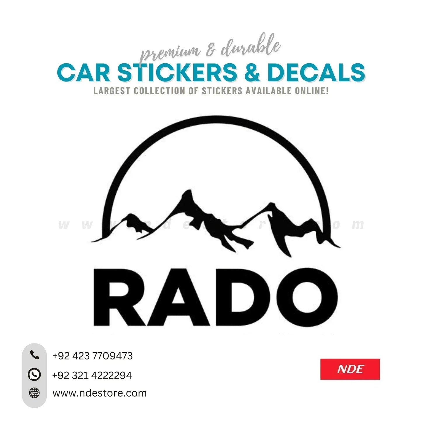 STICKER RADO - ndestore.com