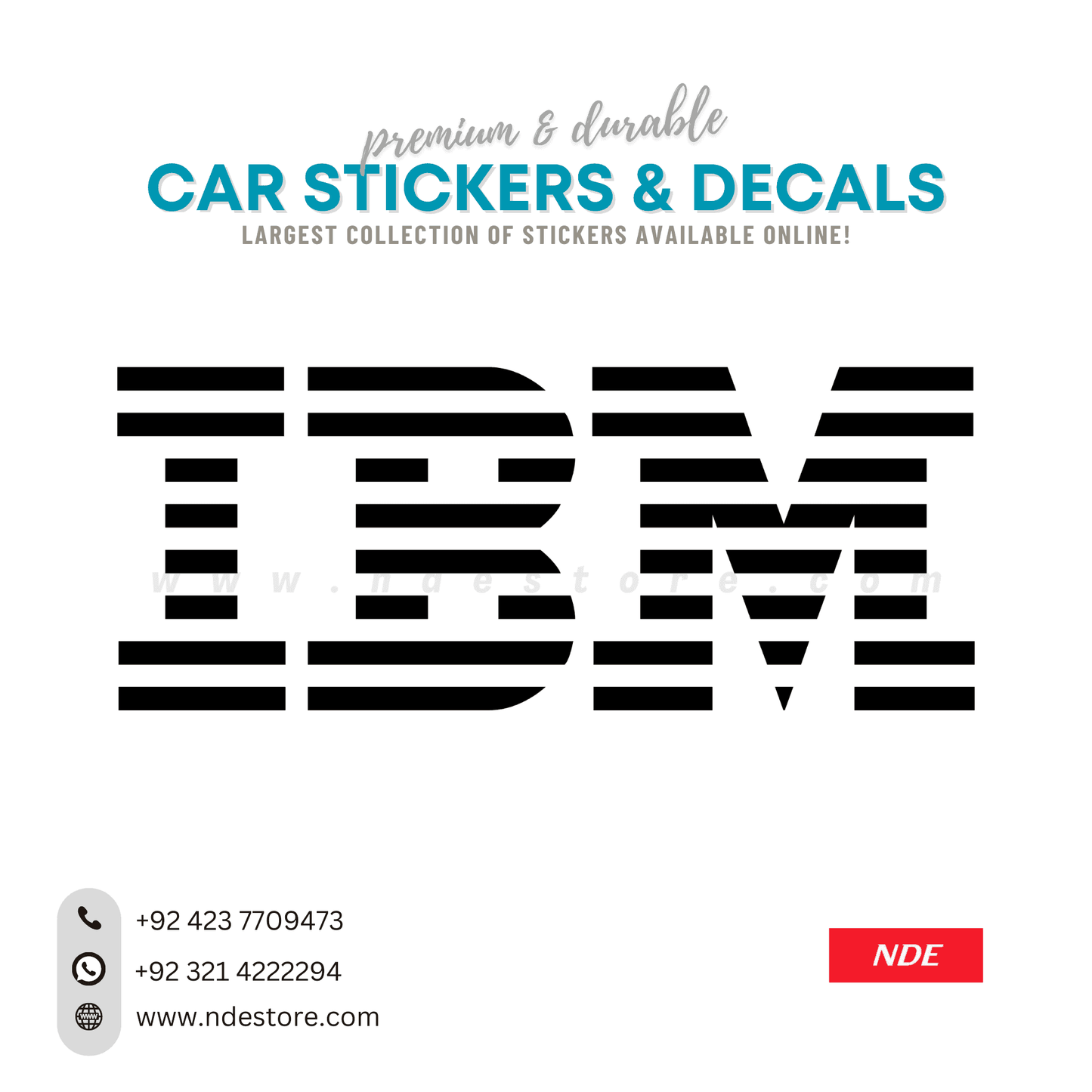 STICKER IBM - ndestore.com
