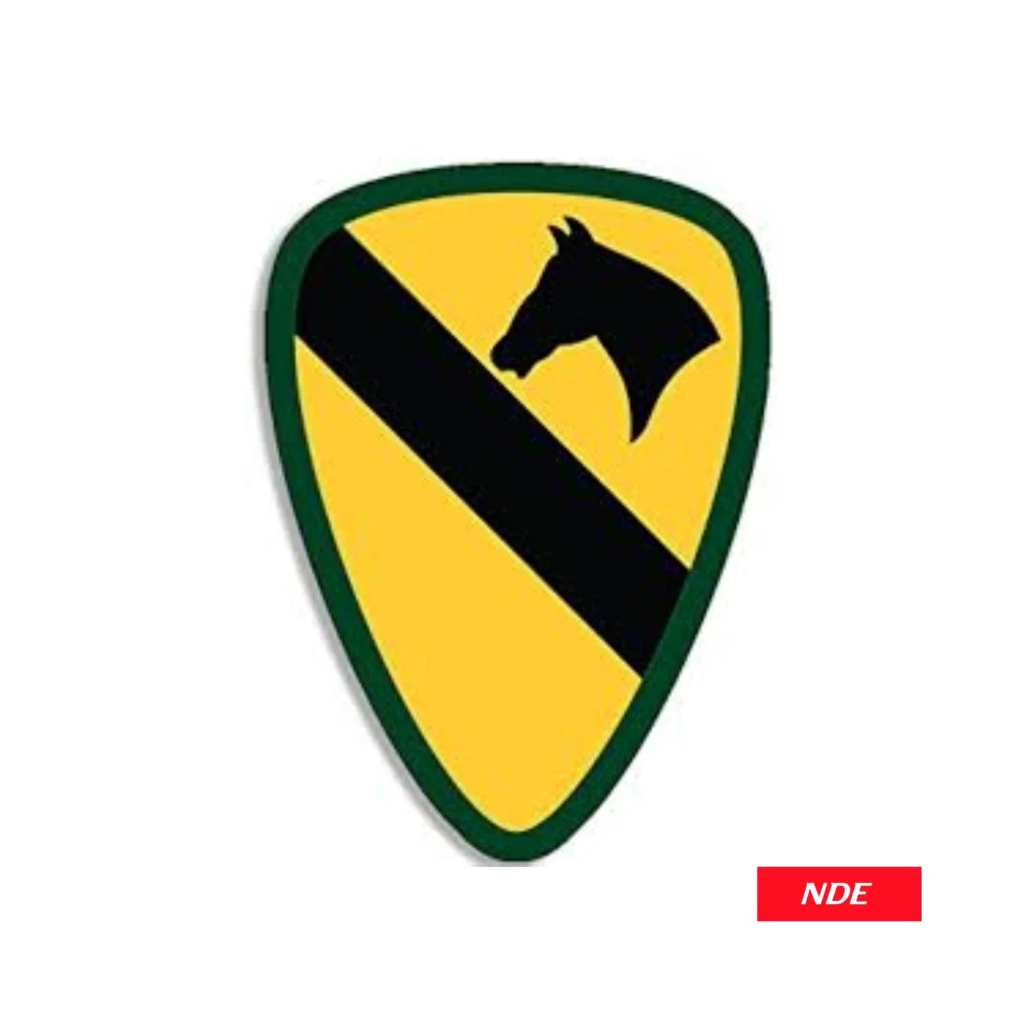 STICKER DECAL CAVALRY GREEN
