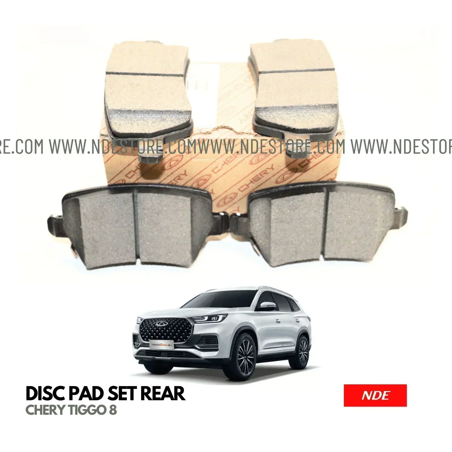BRAKE DISC PAD SET REAR GENUINE FOR CHERY TIGGO 8 - ndestore.com