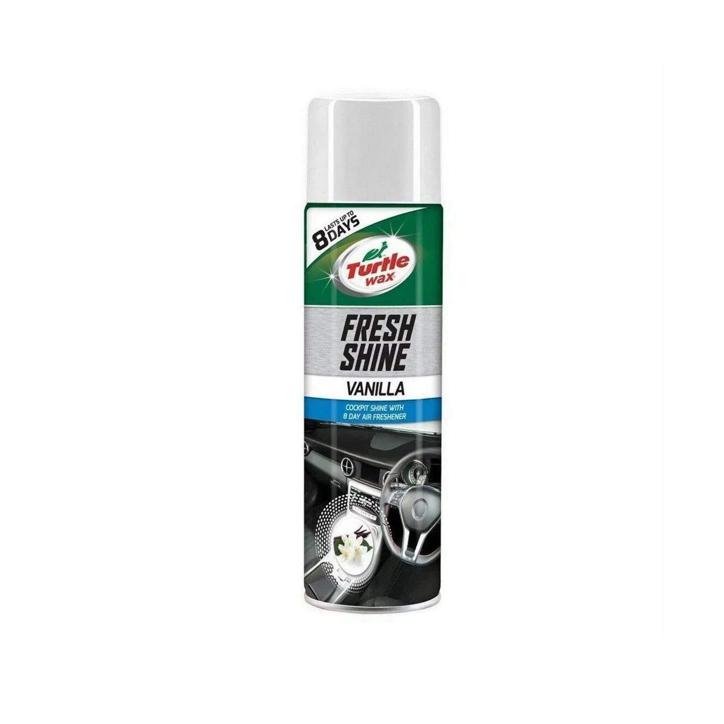TURTLE WAX, FRESH SHINE - COCKPIT SHINE WITH 8 DAY AIR FRESHENER - ndestore.com