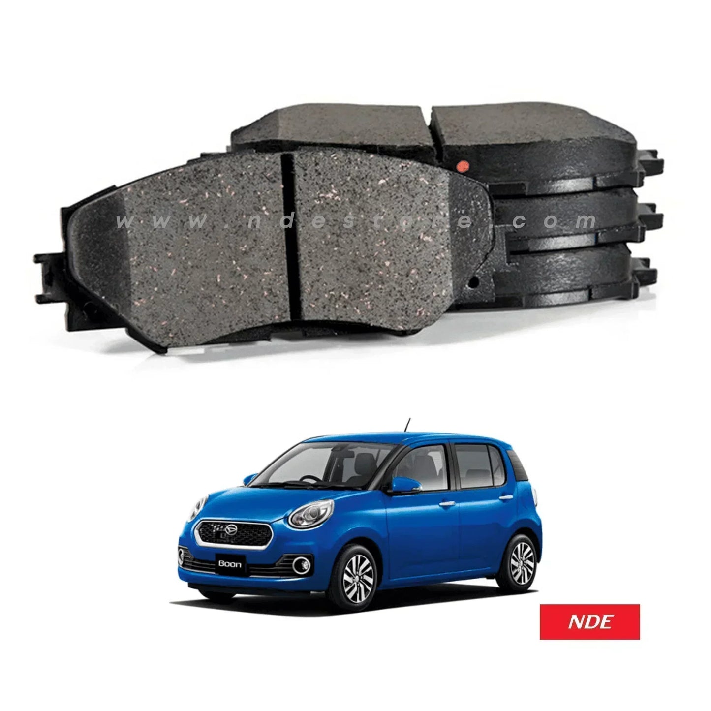 BRAKE DISC PAD SET FRONT JAPAN FOR DAIHATSU BOON - ndestore.com