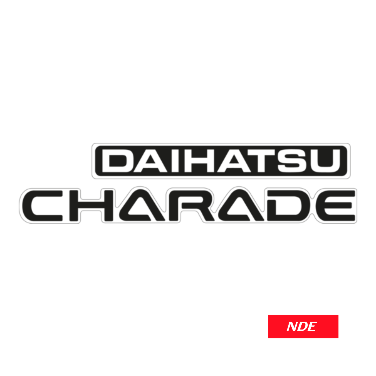 STICKER DECAL DAIHATSU CHARADE