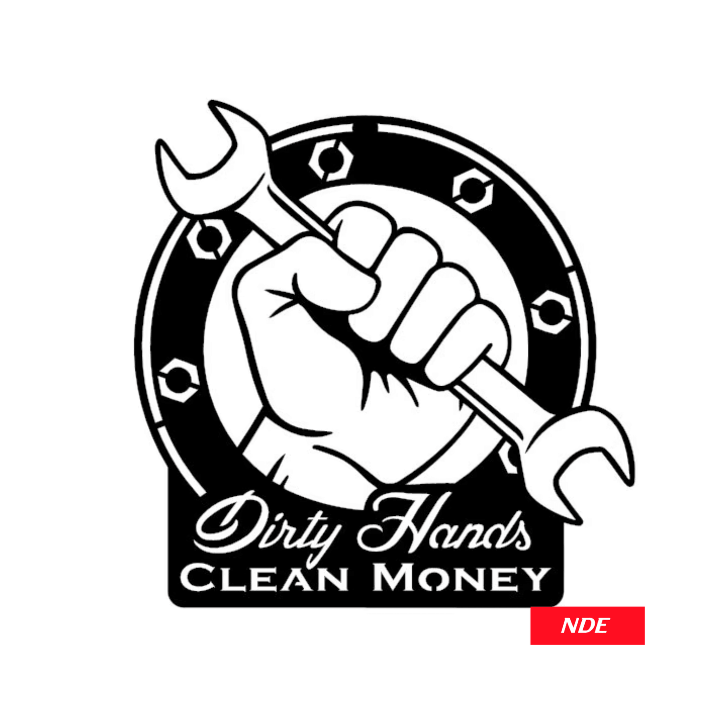 STICKER DIRTY HANDS CLEAN MONEY - ndestore.com