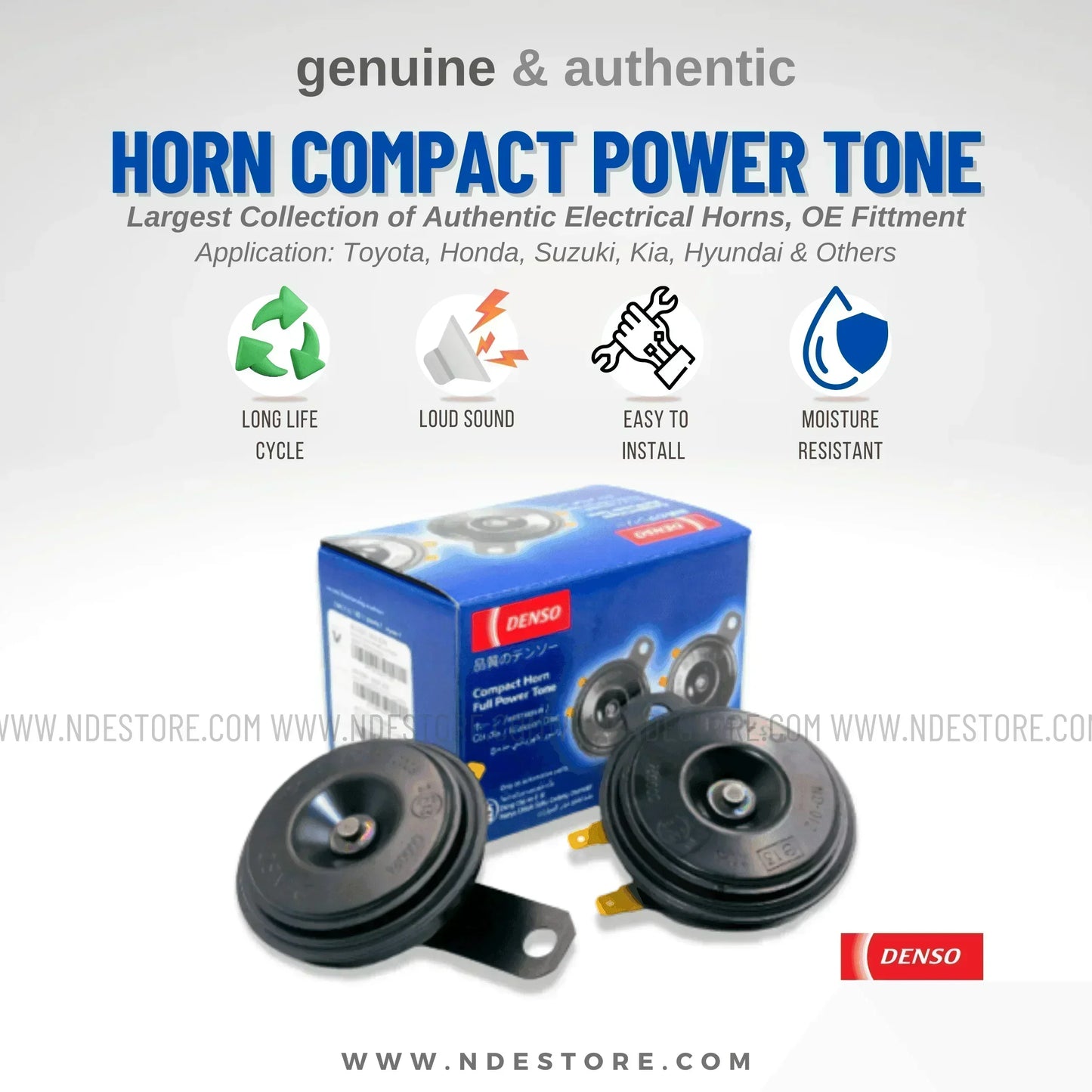 HORN COMPACT DISC DENSO SET - ndestore.com