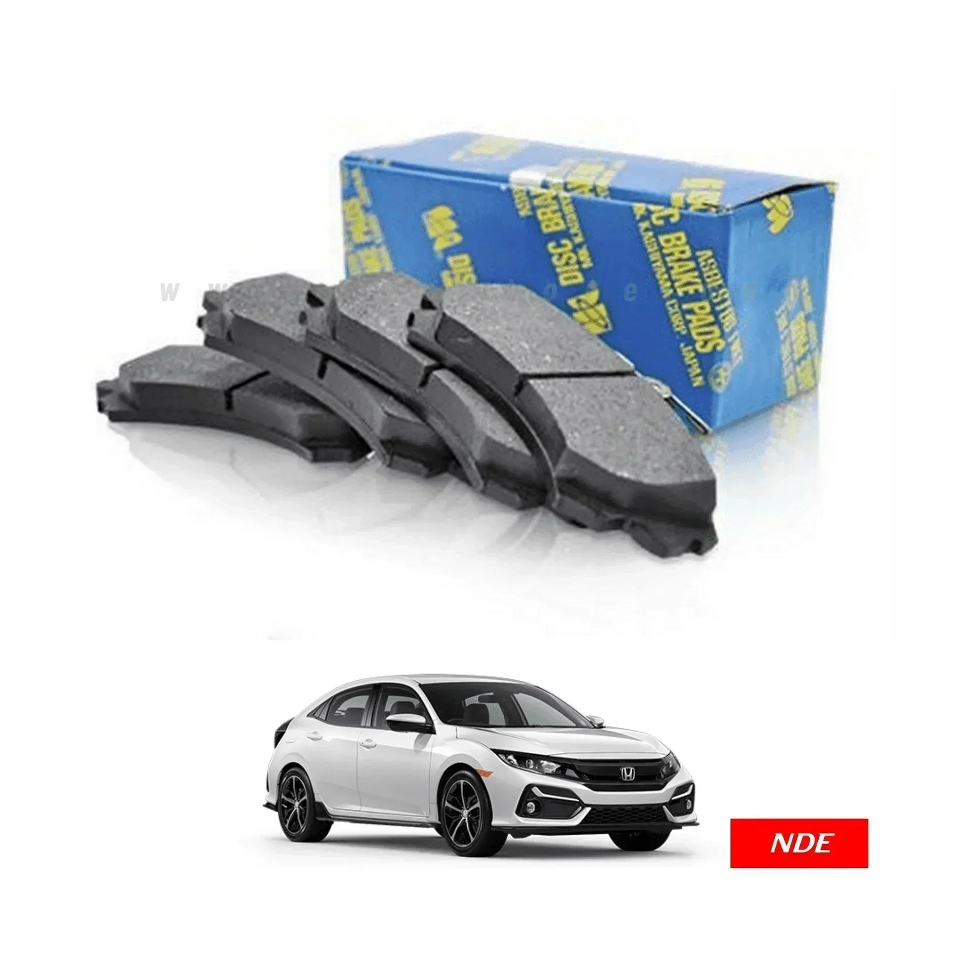 BRAKE DISC PAD SET FRONT MK JAPAN FOR HONDA CIVIC (2016-2021) - ndestore.com