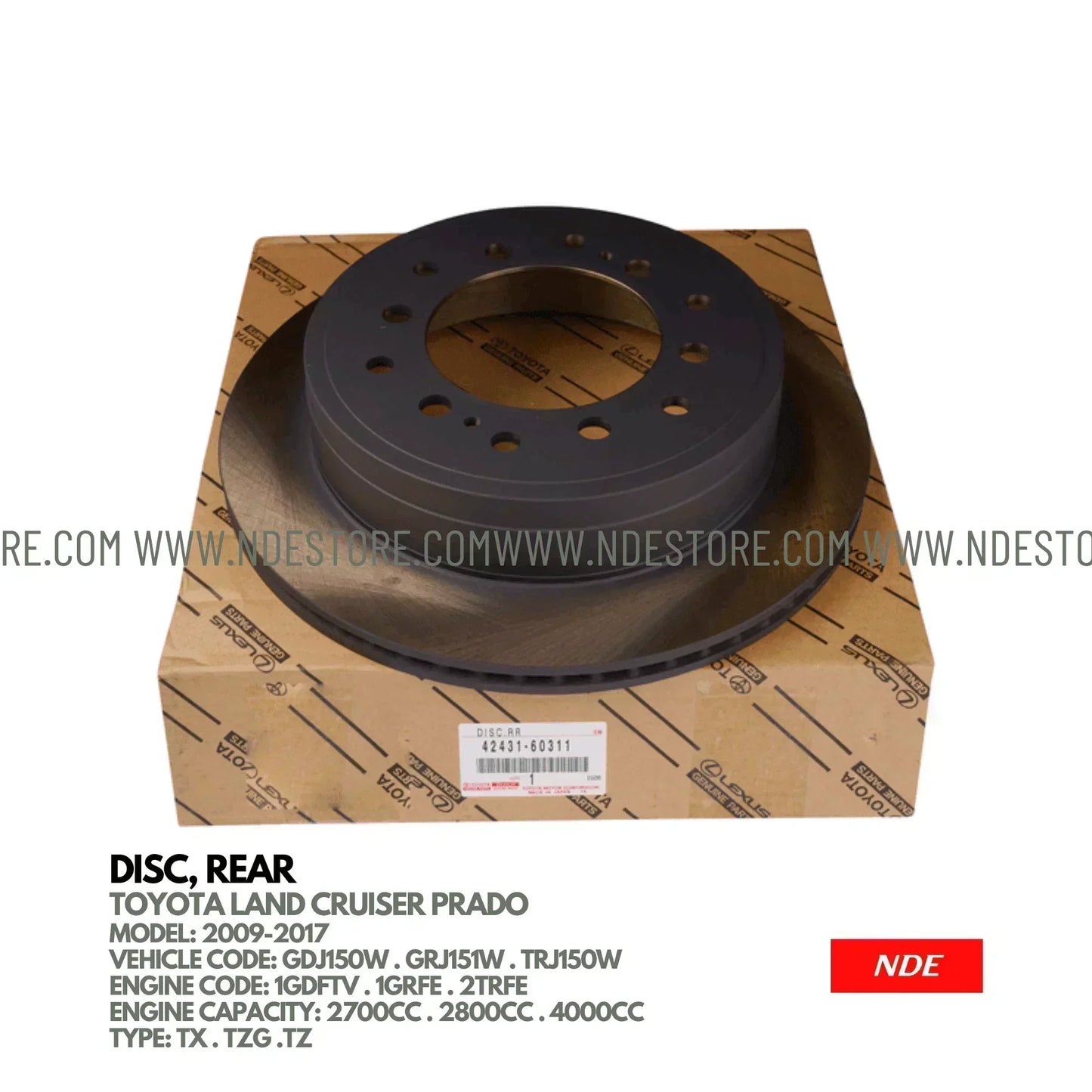 RADIATOR RETAINER COVER FOR TOYOTA FORTUNER - ndestore.com
