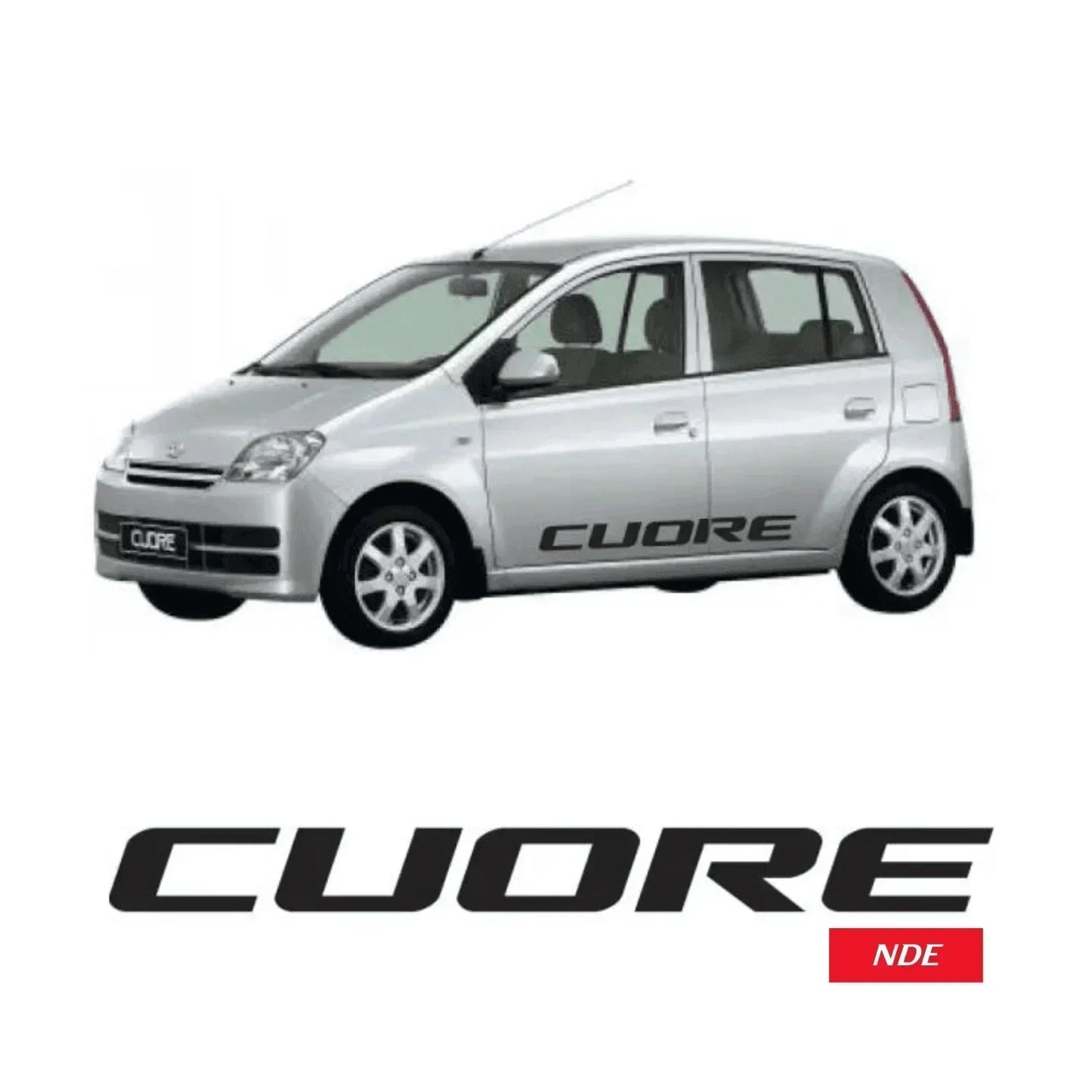 STICKER DOOR APPLICATION 2 PIECES FOR DAIHATSU CUORE - ndestore.com