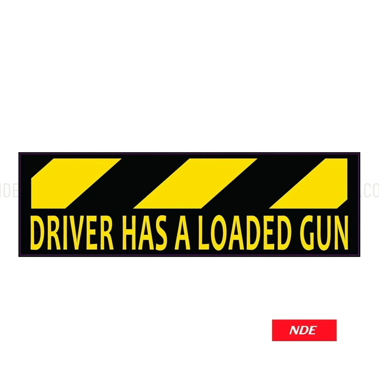 STICKER DRIVER HAS A LOADED - ndestore.com