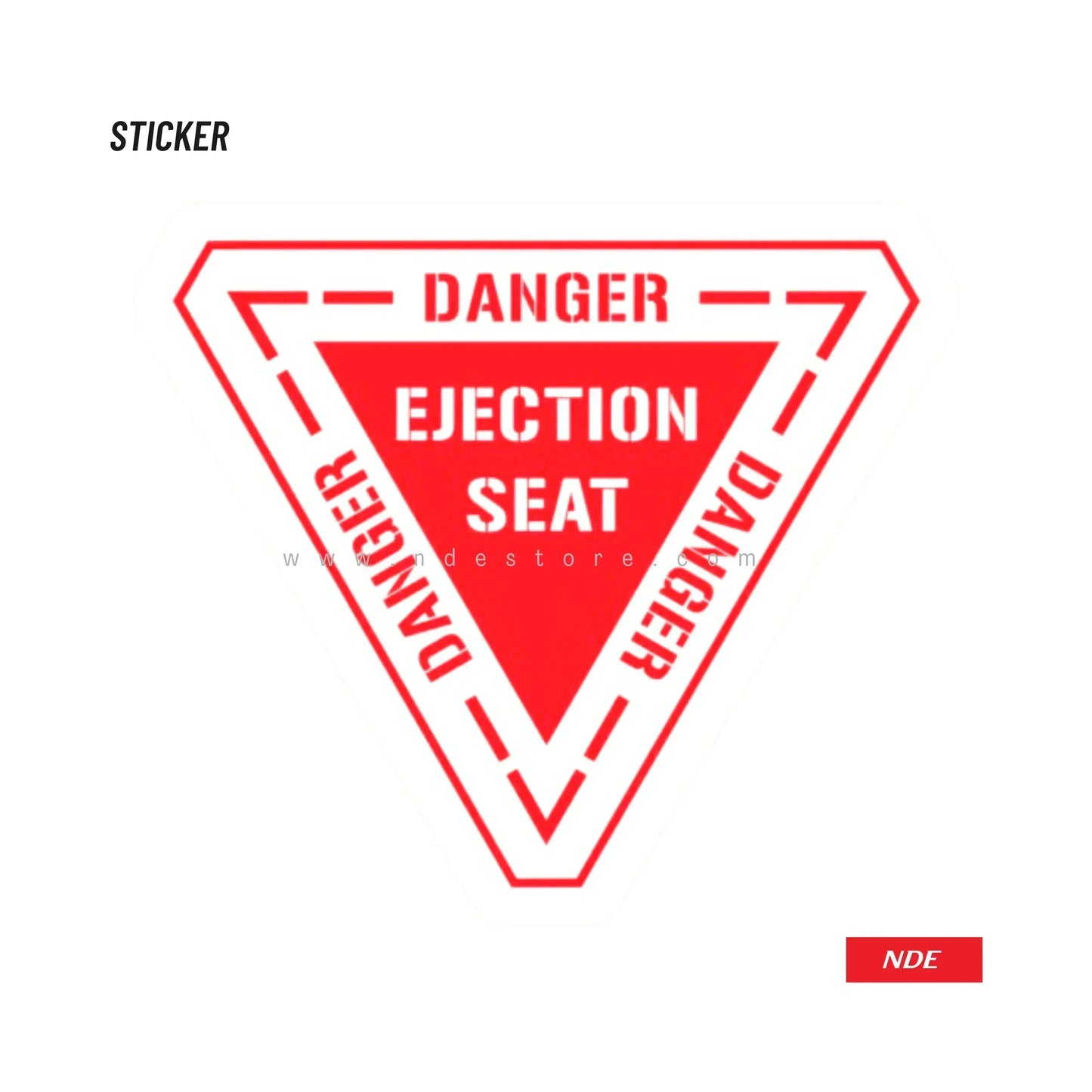 STICKER, EJECTION SEAT - ndestore.com