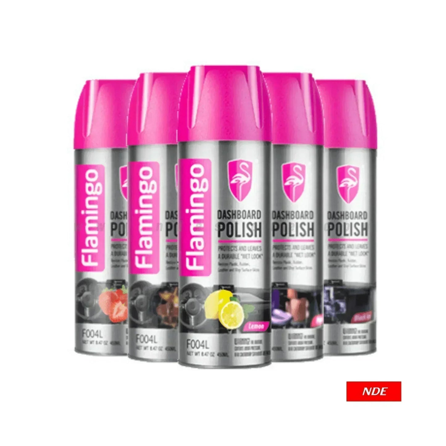 FLAMINGO DASHBOARD SPRAY POLISH 450 ML - ndestore.com