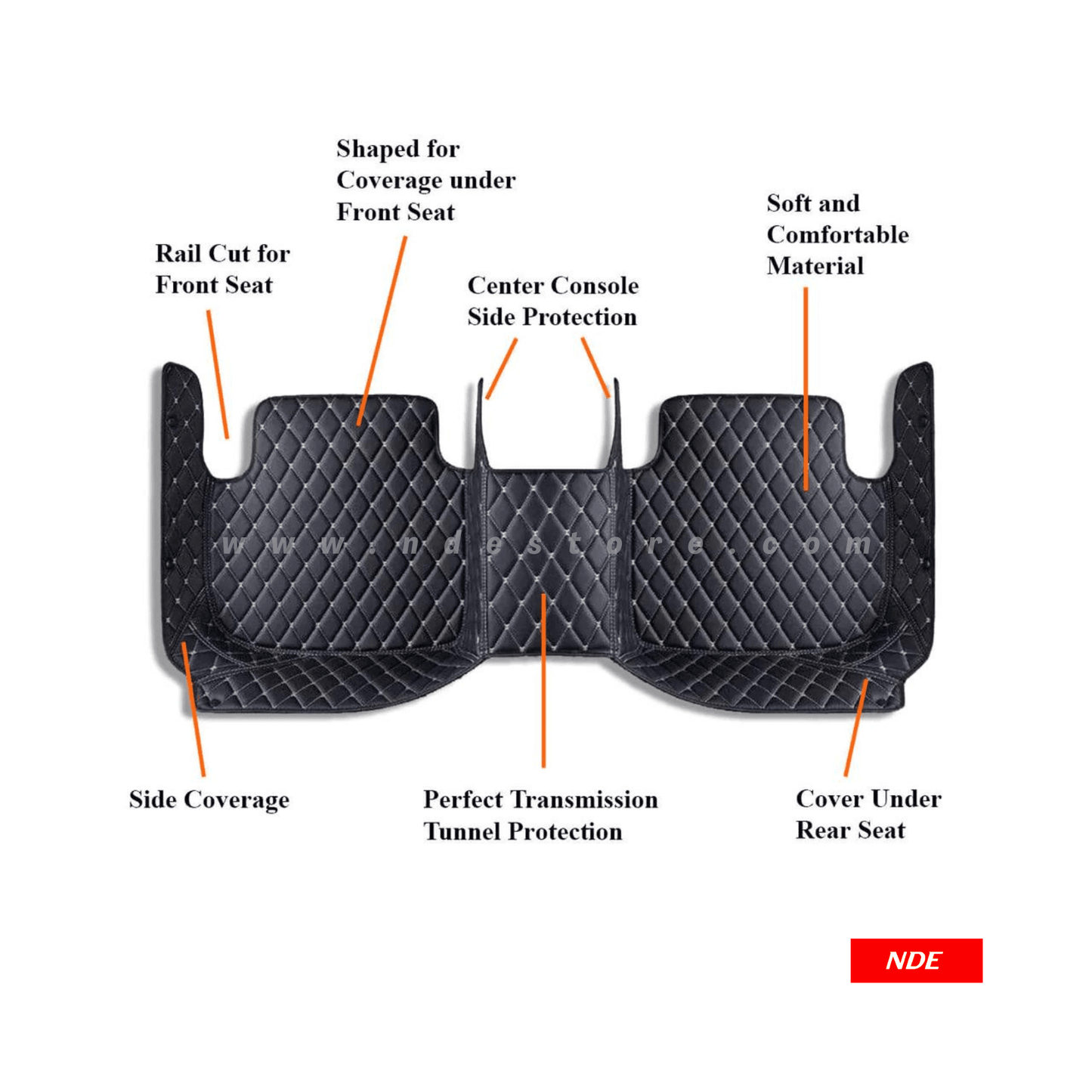 FLOOR MAT 7D STYLE FOR HYUNDAI SANTA FE - ndestore.com