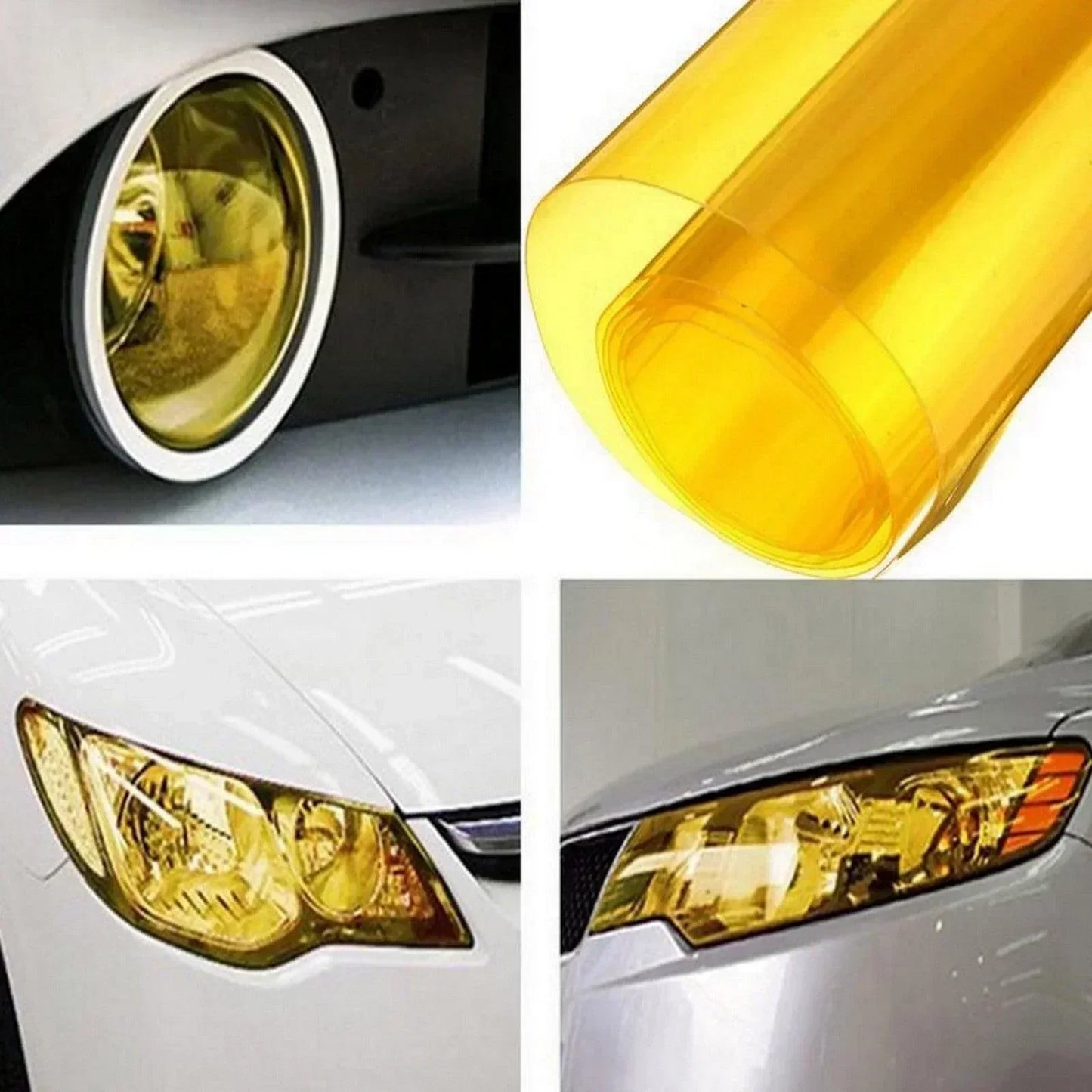 FOG LIGHT TINT YELLOW SHEET STICKER - ndestore.com