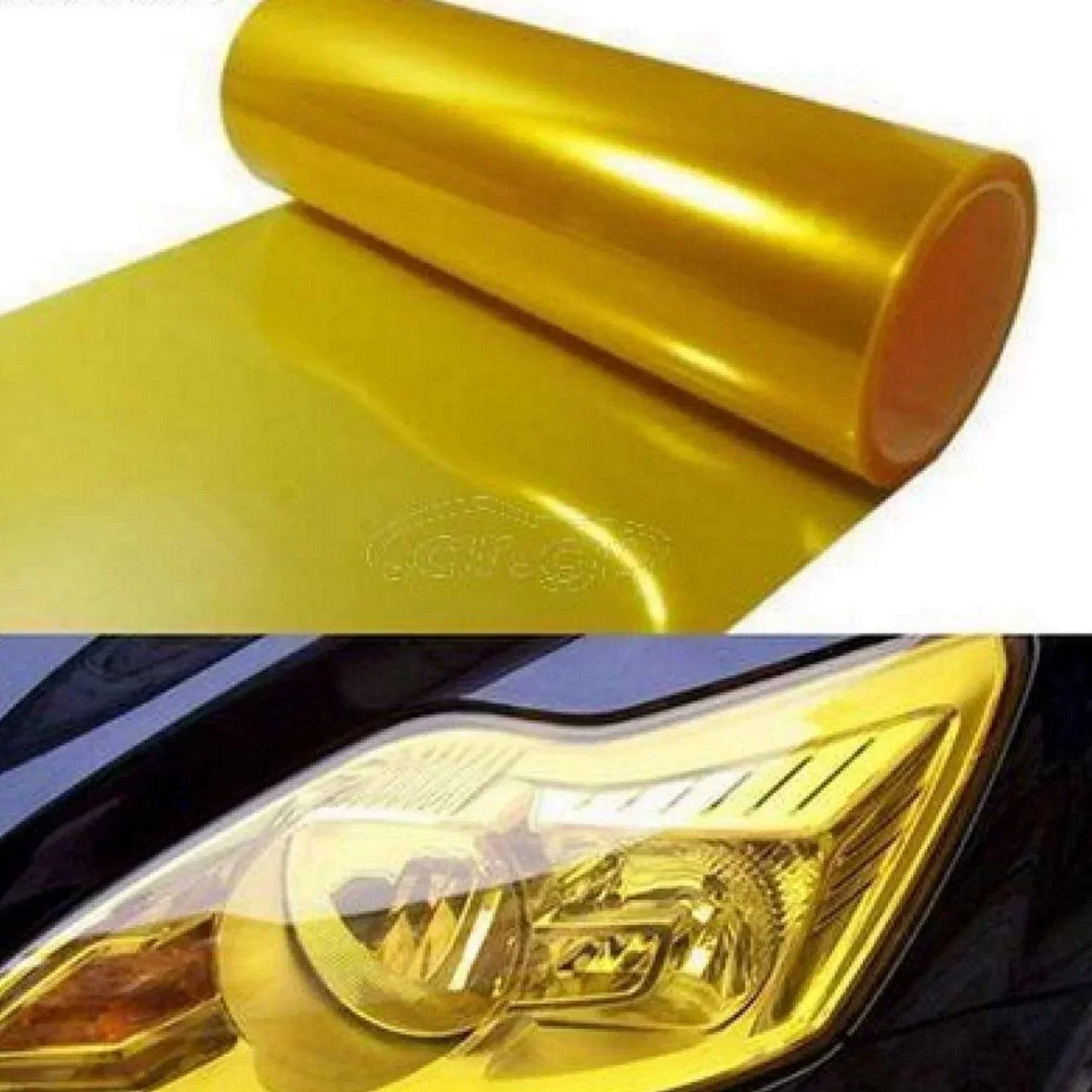 FOG LIGHT TINT YELLOW SHEET STICKER - ndestore.com
