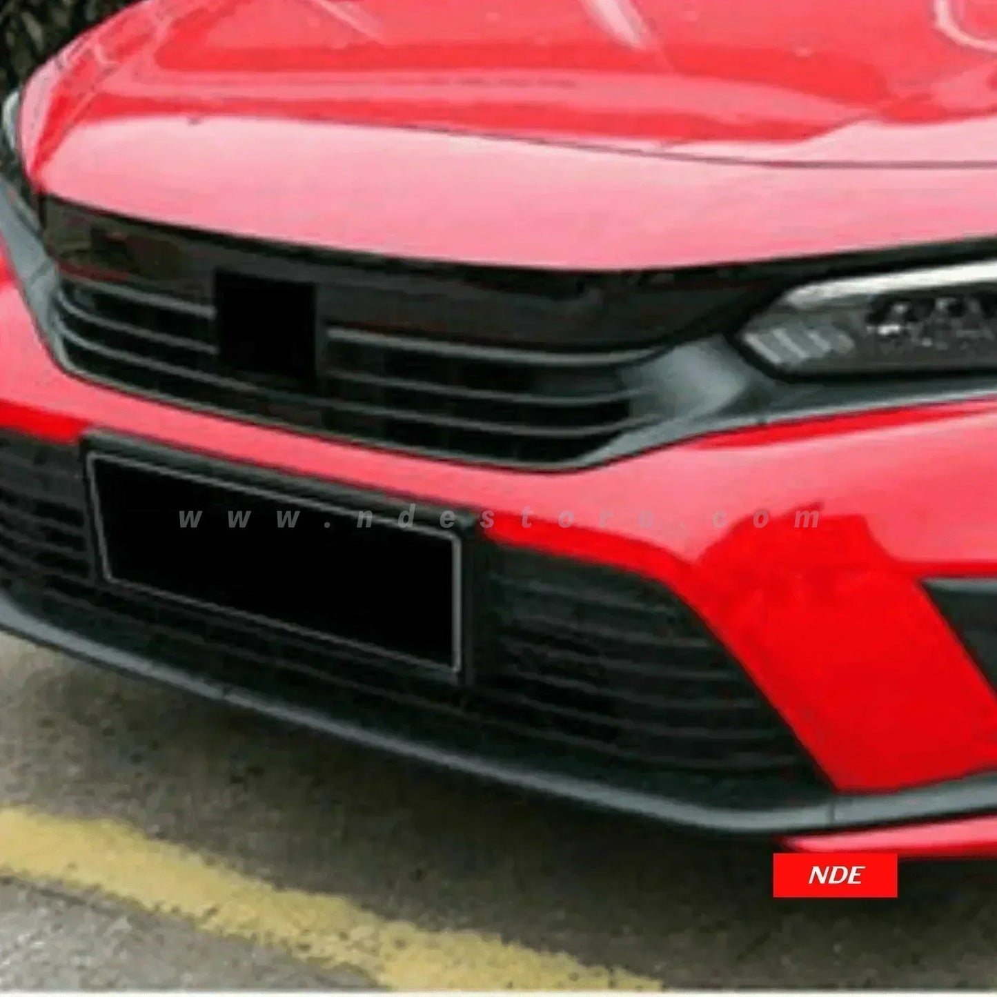 FRONT GRILL GLOSSY GARNISH FOR HONDA CIVIC (2021-2024) - ndestore.com