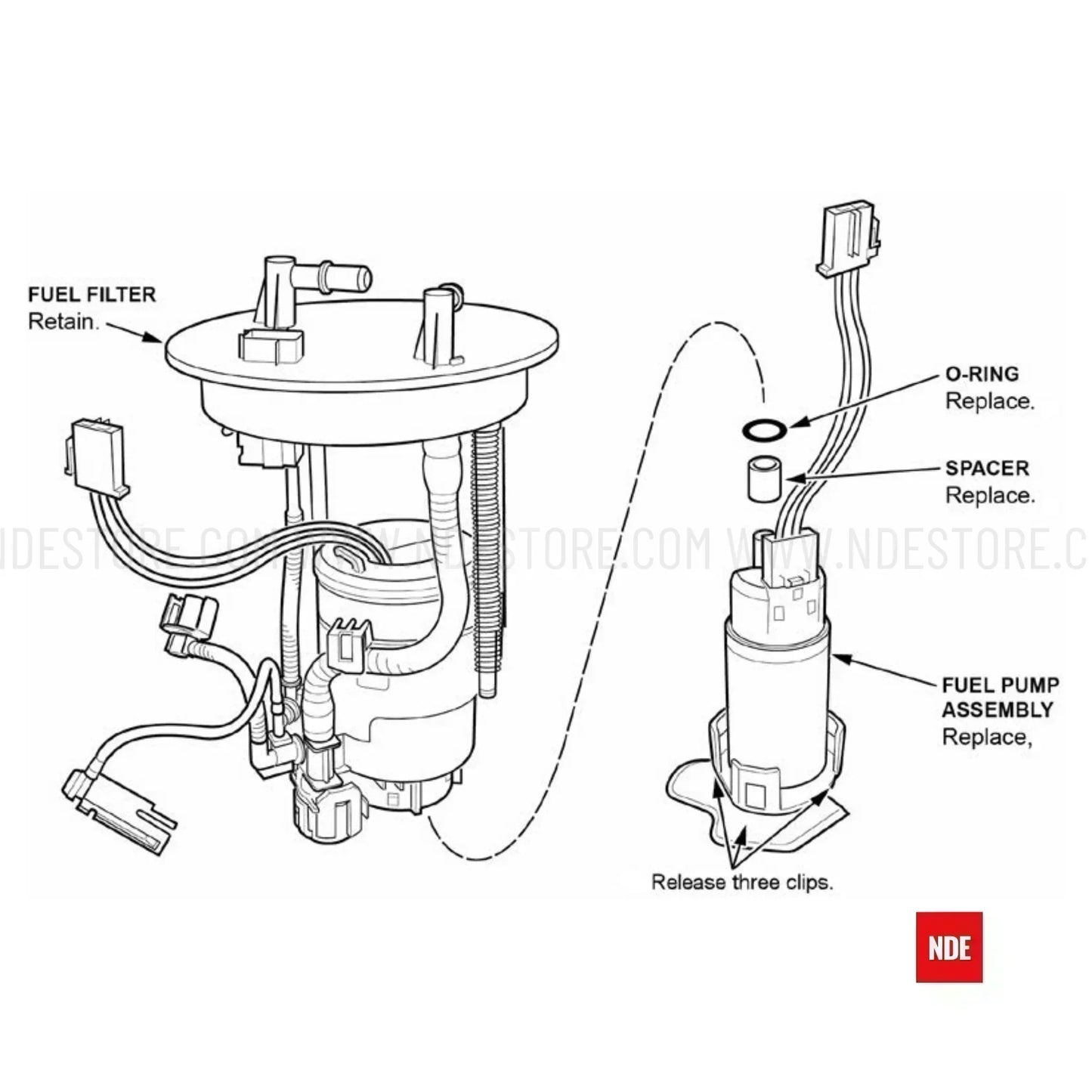 FUEL PUMP MOTOR FOR TOYOTA PASSO (2004-2010) - ndestore.com