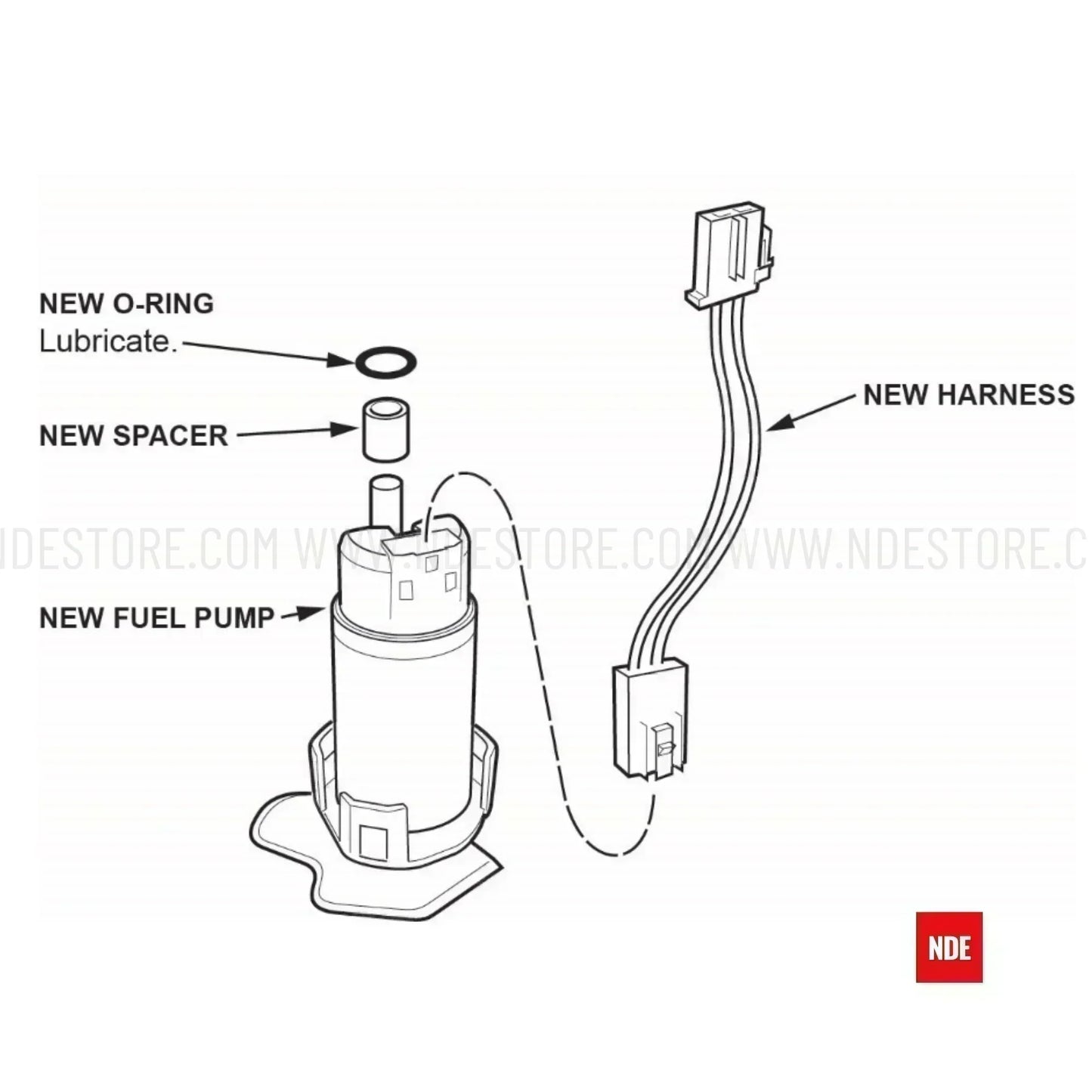 FUEL PUMP MOTOR FOR TOYOTA PASSO (2004-2010) - ndestore.com