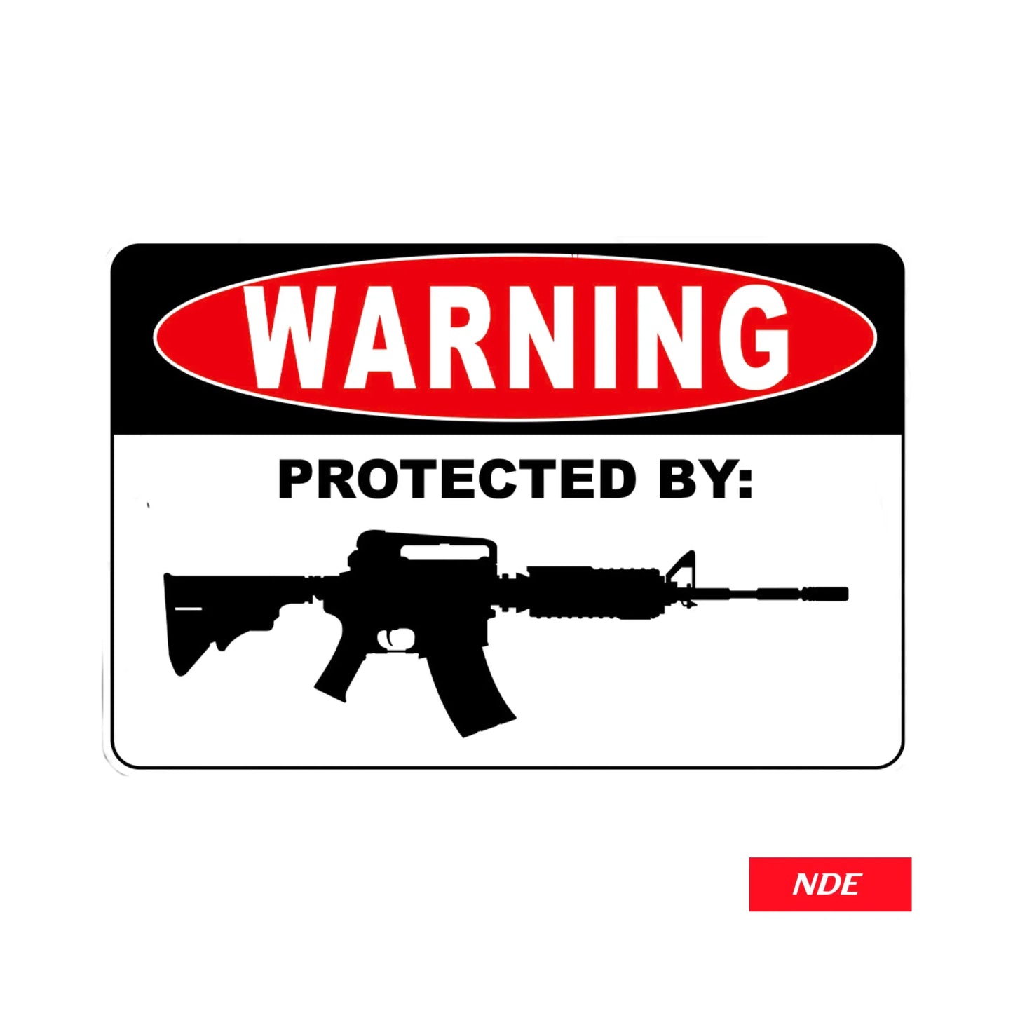 STICKER DECAL PROTECTED BY