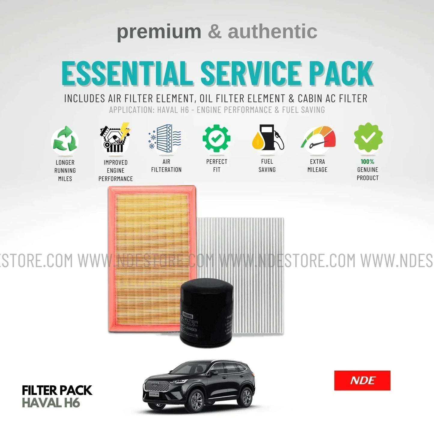 ESSENTIAL FILTER PACK FOR HAVAL H6 - ndestore.com