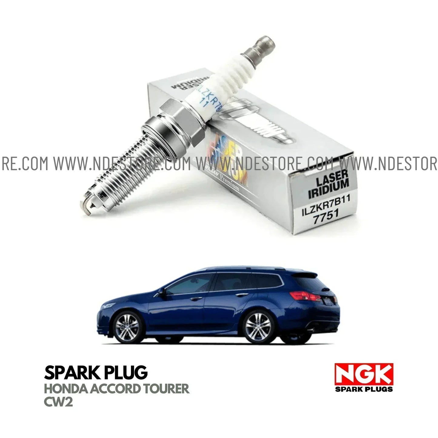 SPARK PLUG NGK LASER IRIDIUM FOR HONDA ACCORD TOURER CW2 - ndestore.com