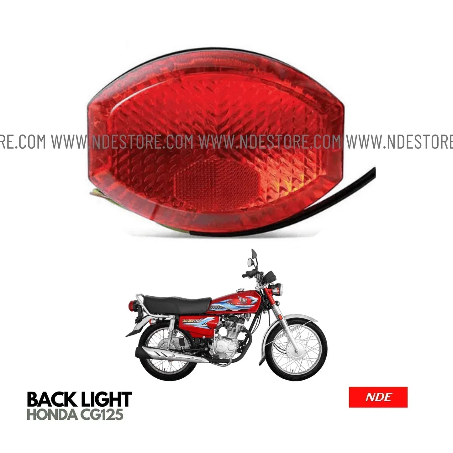 BACK LIGHT COMPLETE FOR HONDA CG125 - ndestore.com