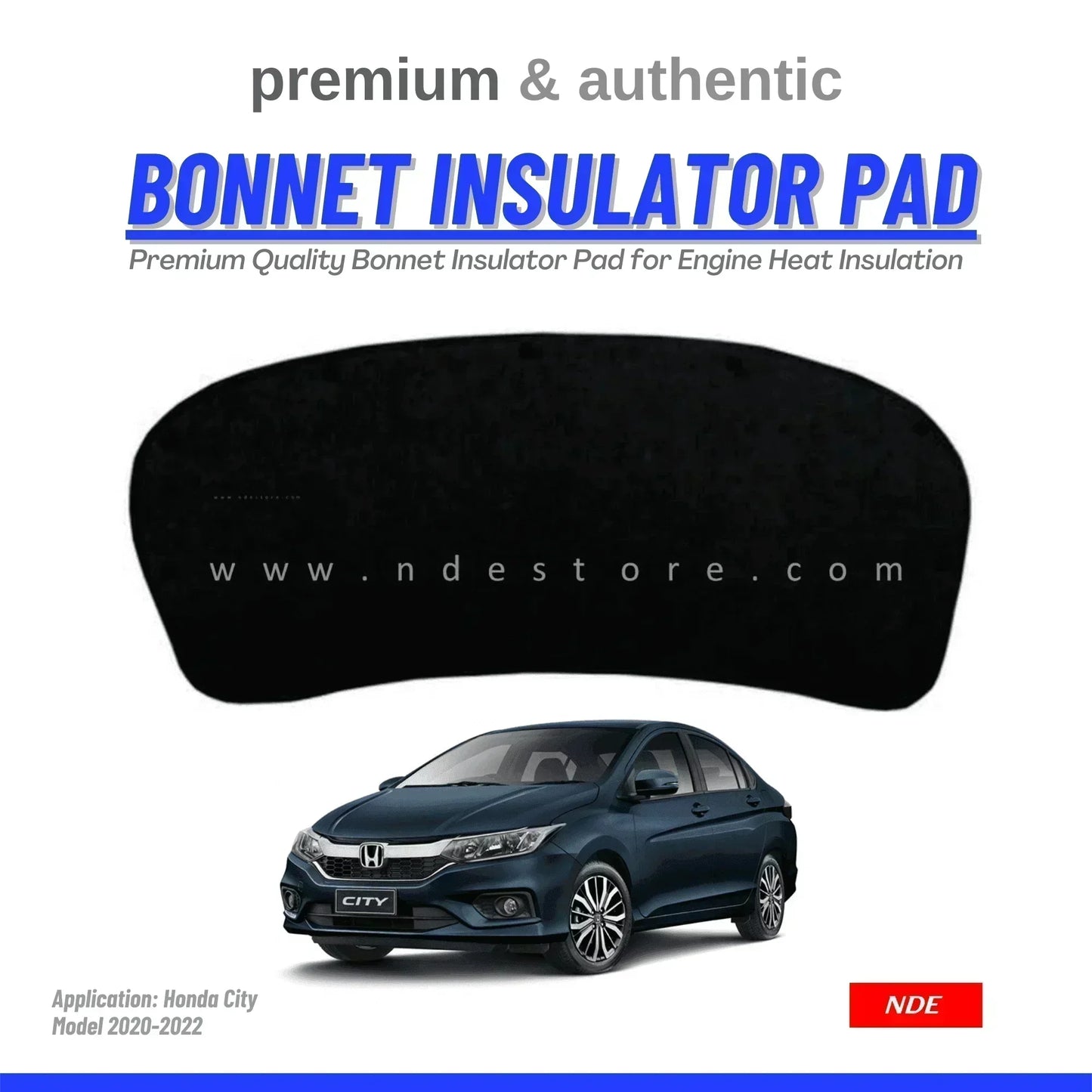 BONNET INSULATOR COVER FOR HONDA CITY (2021-2025) - ndestore.com
