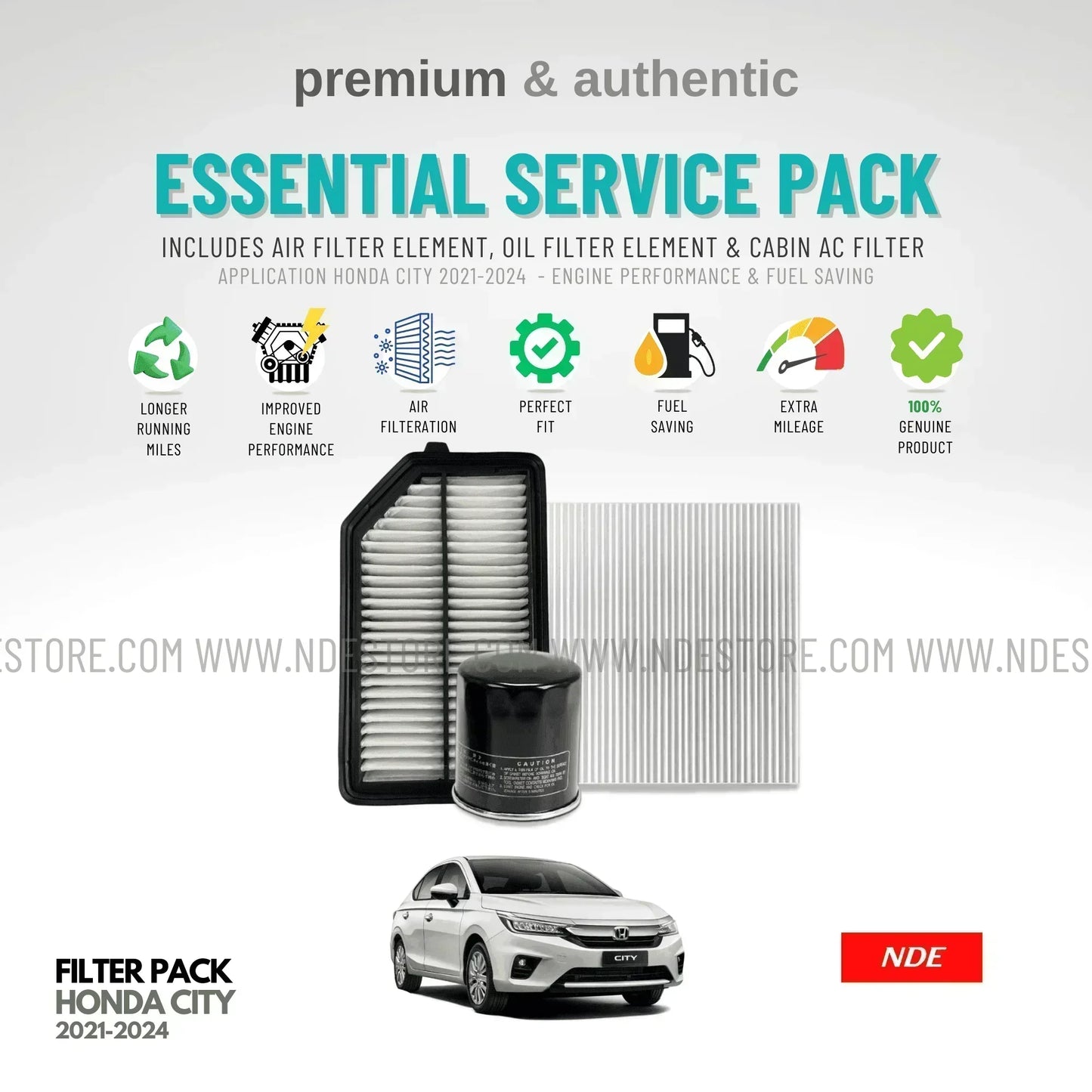 ESSENTIAL FILTER PACK FOR HONDA CITY (2021-2025) - ndestore.com
