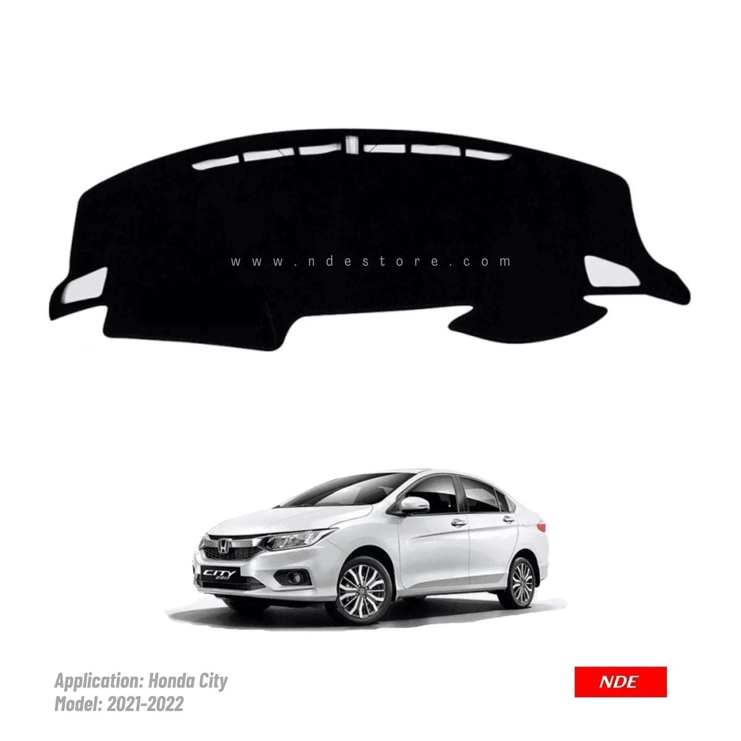 DASHBOARD TYPE PREMIUM QUALITY VELVET MATERIAL FOR HONDA CITY (2020-2025) - ndestore.com