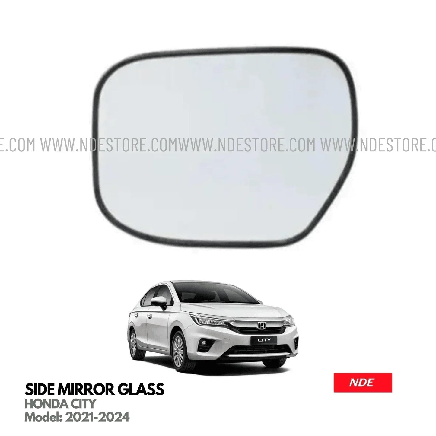 SIDE MIRROR GLASS FOR HONDA CITY (2021-2025) - ndestore.com