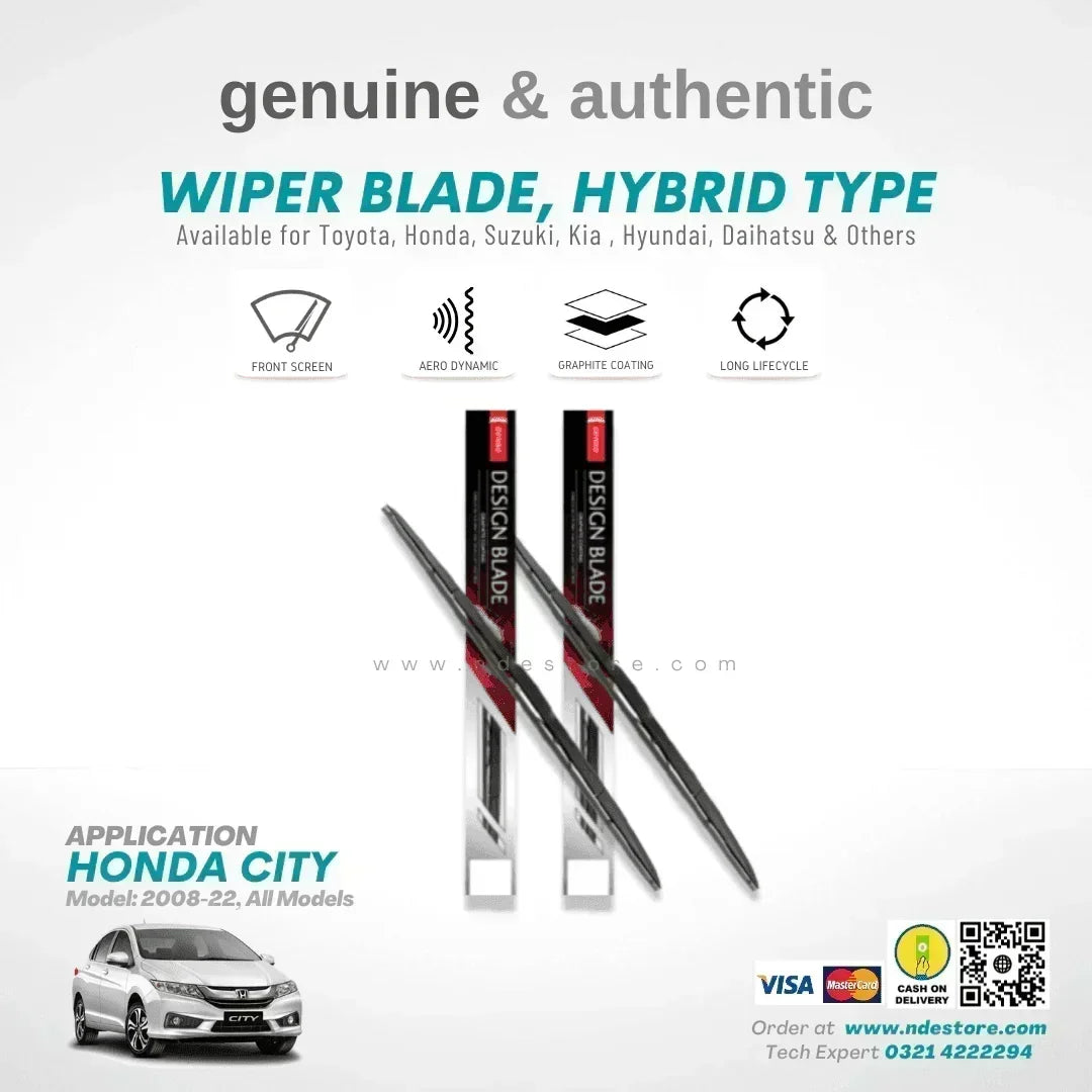 WIPER BLADE DENSO PREMIUM TYPE FOR HONDA CITY (2021-2025) - ndestore.com