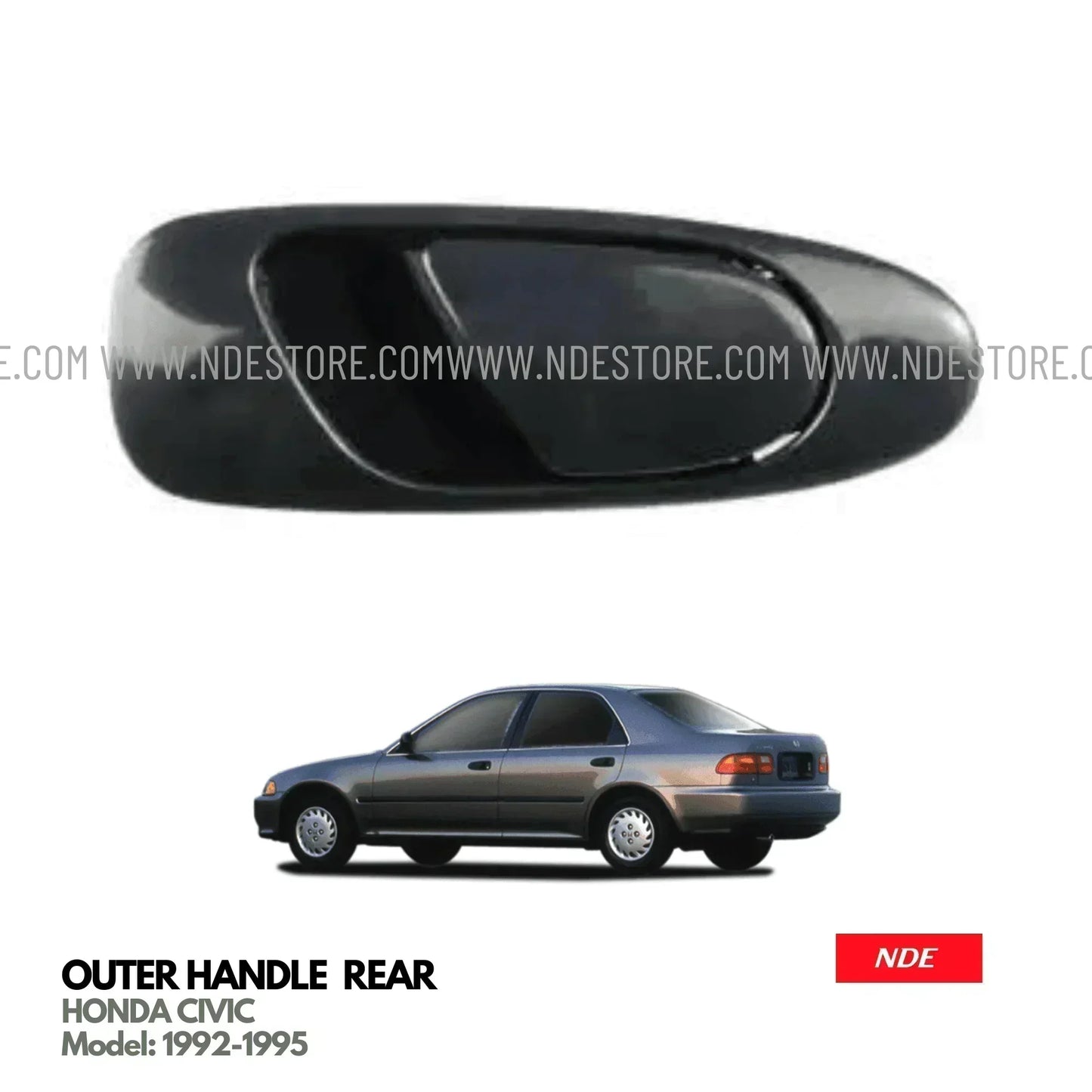 OUTER HANDLE REAR FOR HONDA CIVIC (1992-1995) - ndestore.com