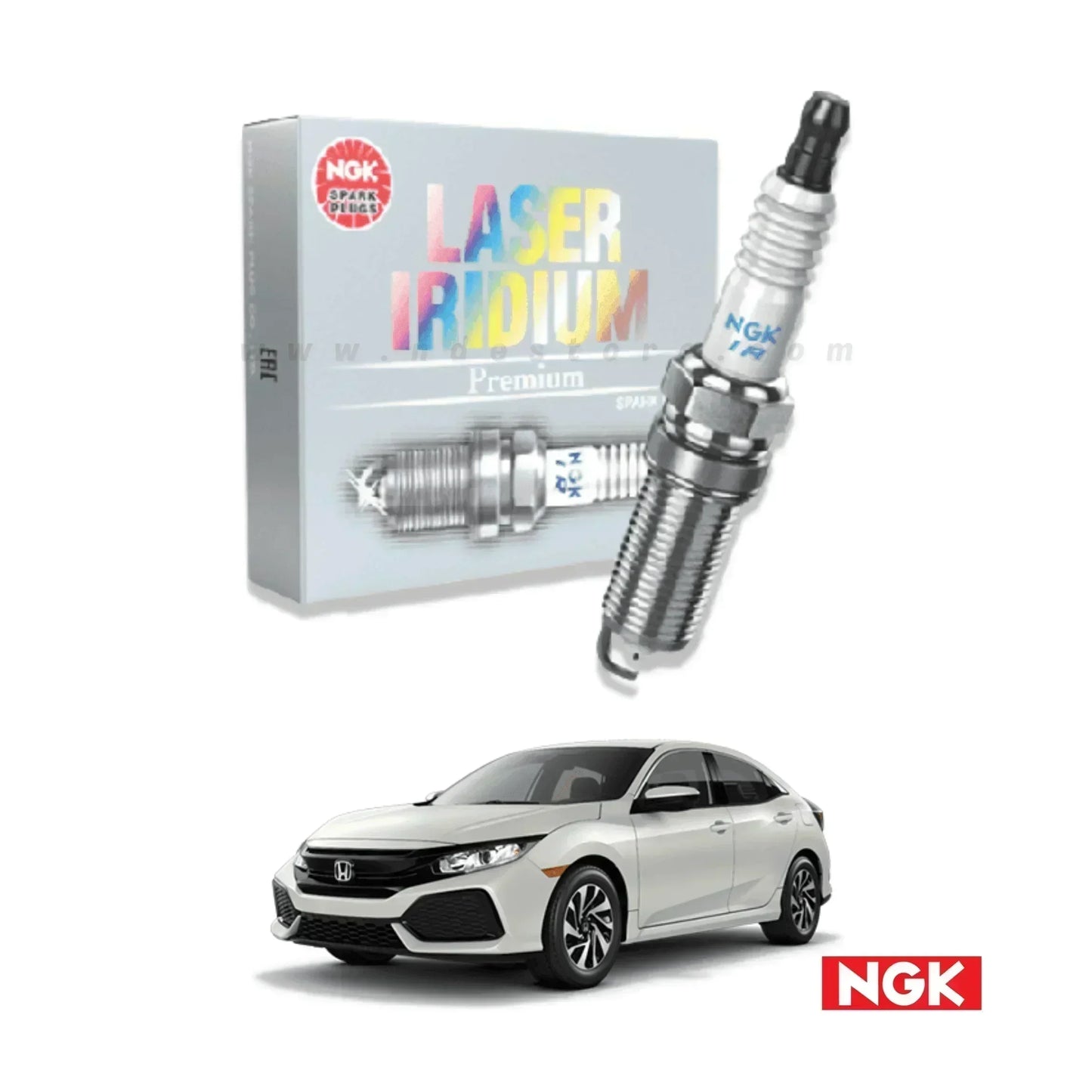 SPARK PLUG NGK LASER IRIDIUM FOR HONDA CIVIC 1500CC TURBO (2016-2021) - ndestore.com