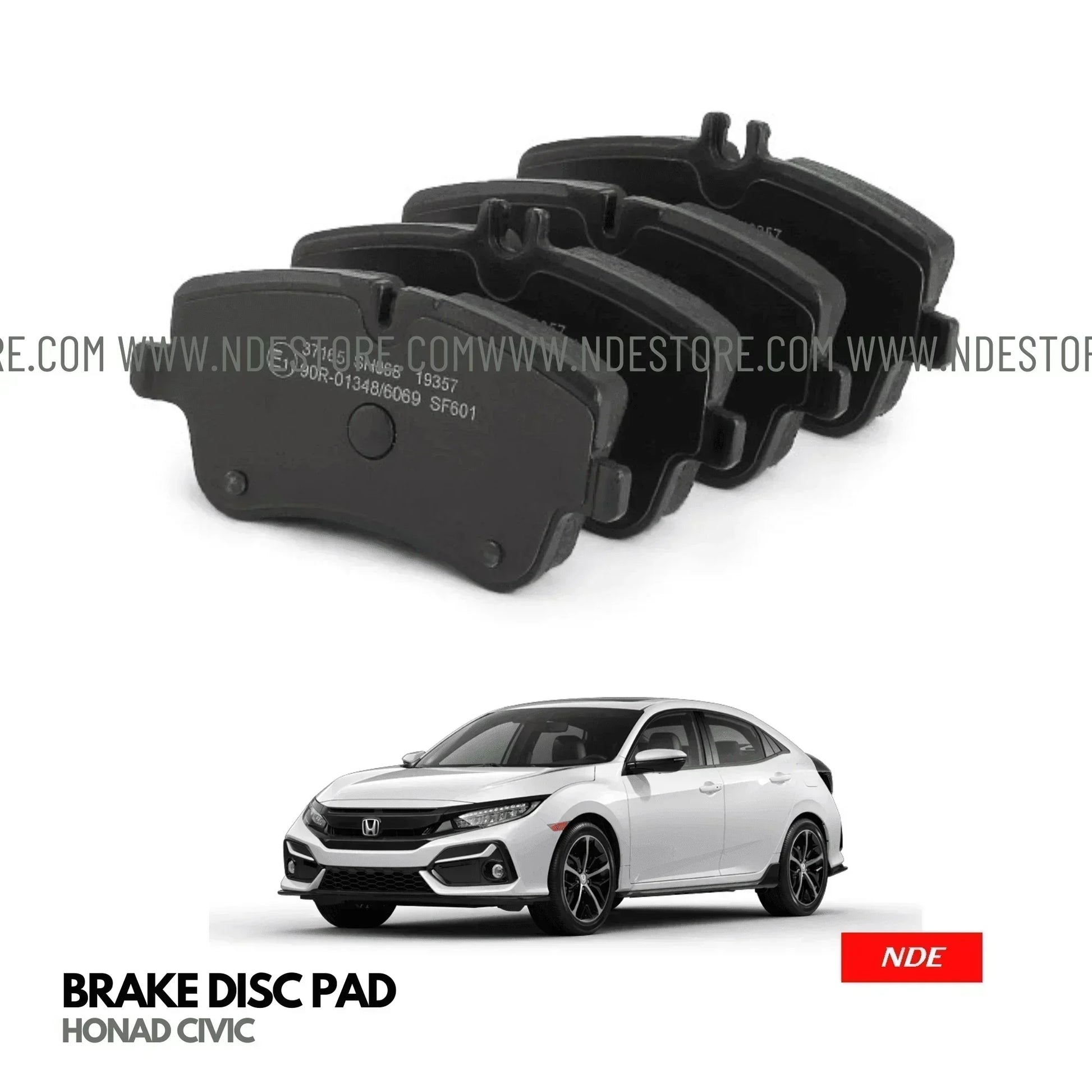 BRAKE DISC PAD SET FRONT MK JAPAN FOR HONDA CIVIC (2016-2021) - ndestore.com