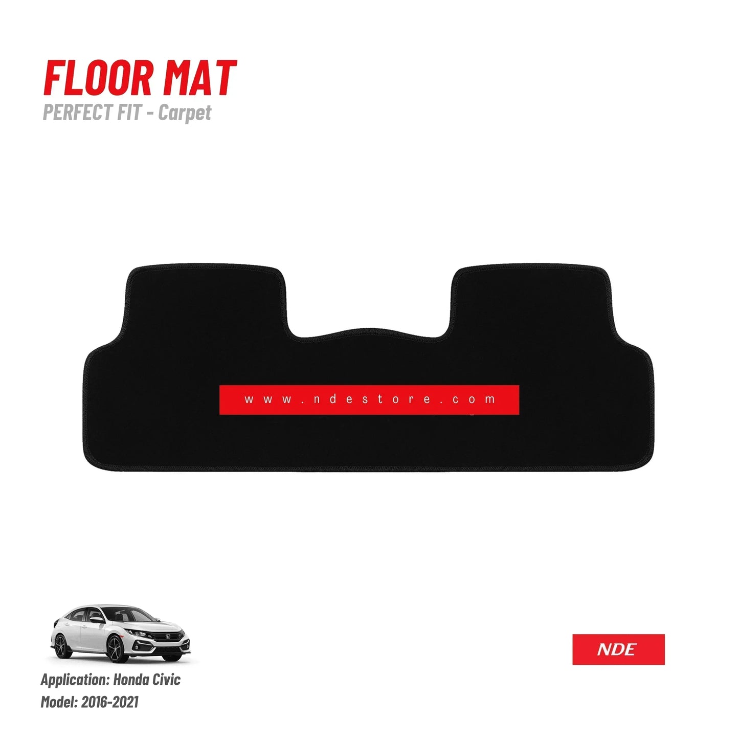 FLOOR MAT PREMIUM QUALITY FOR HONDA CIVIC (2016-2022) - ndestore.com