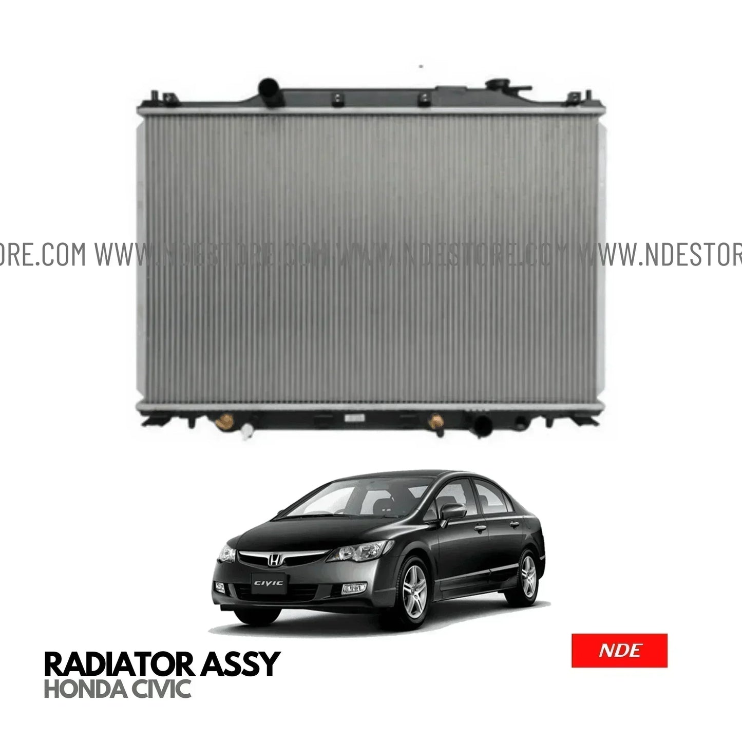 RADIATOR ASSY COMPLETE FOR HONDA CIVIC REBORN (2006-2012) - ndestore.com