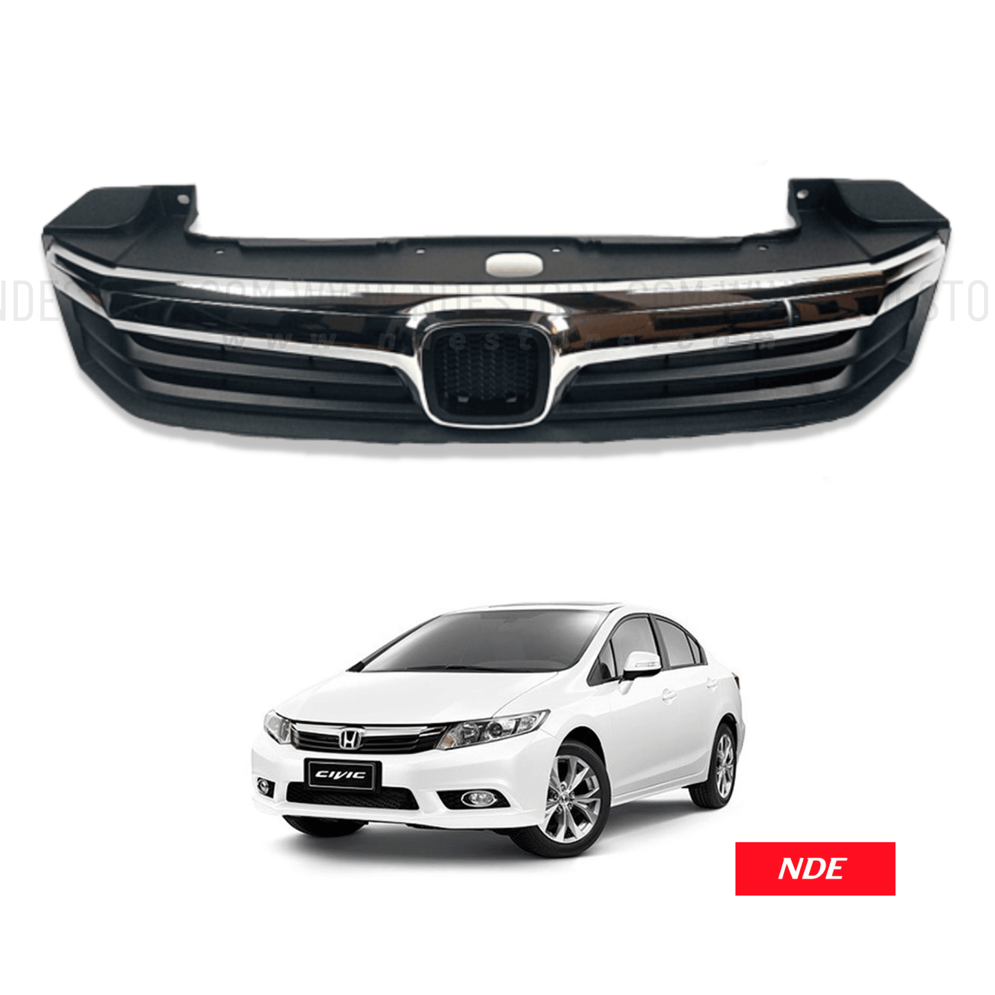 FRONT GRILL FOR HONDA CIVIC (2012-2016) - ndestore.com