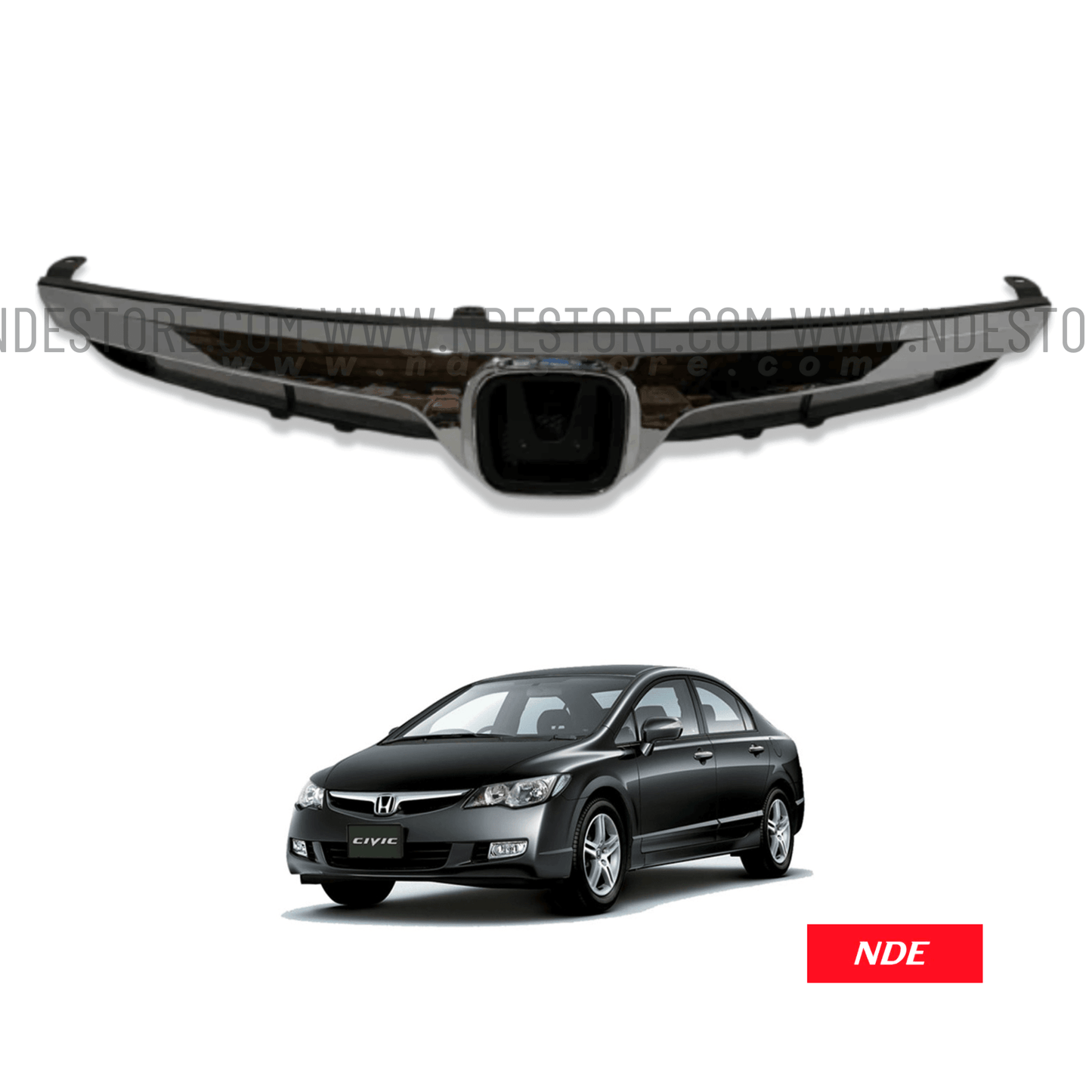 FRONT GRILL FOR HONDA CIVIC (2006-2012) - ndestore.com