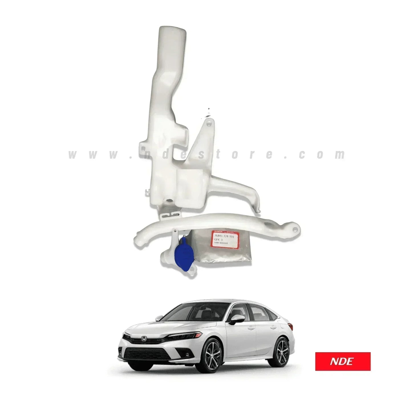 WINDSHIELD WASHER WIPER BOTTLE FOR HONDA CIVIC (2021-2025) - ndestore.com