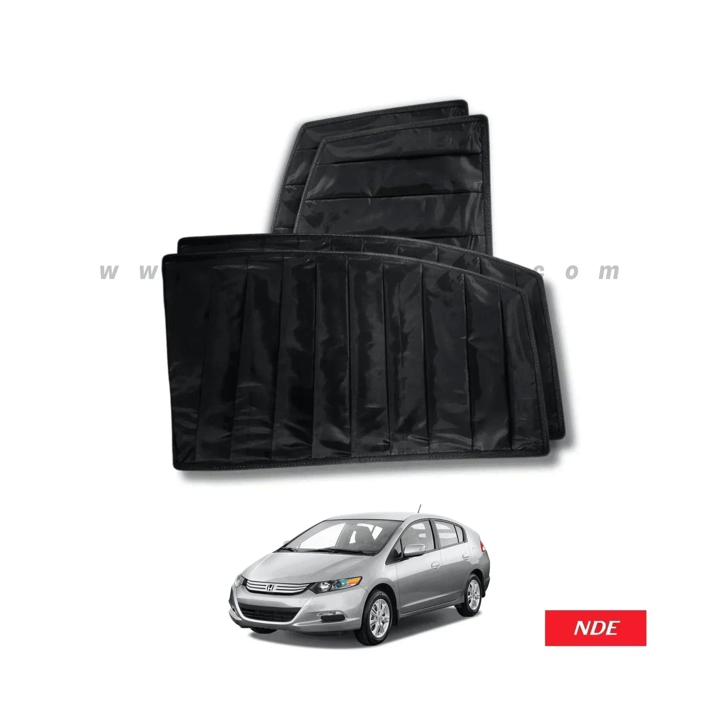 SUN SHADE BLACK WRINKLE FOR HONDA INSIGHT - ndestore.com