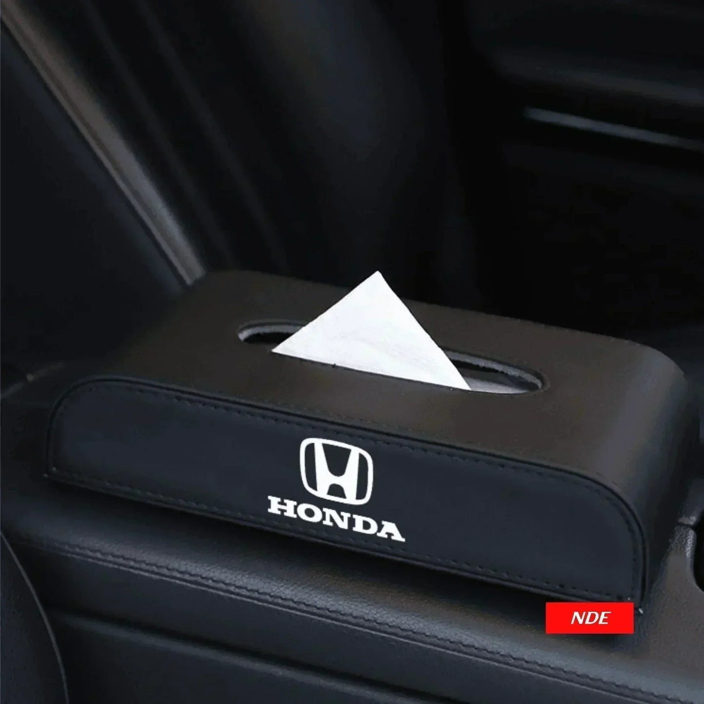 TISSUE BOX HOLDER WITH HONDA LOGO - ndestore.com