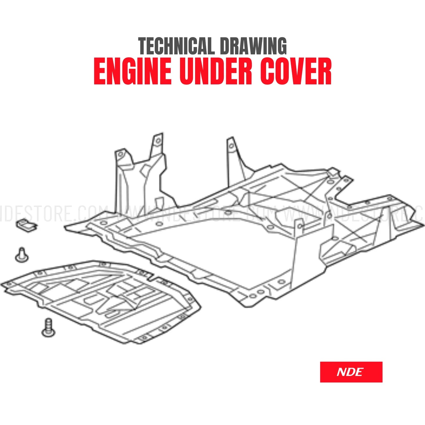 ENGINE SHIELD FOR HONDA CIVIC (2021-2025) - ndestore.com
