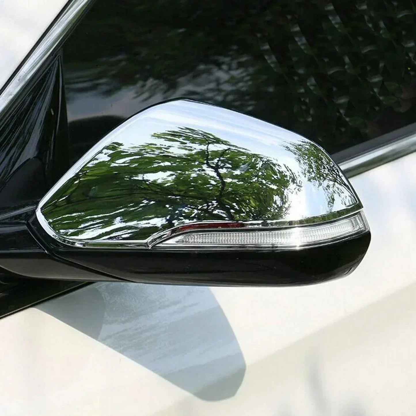 SIDE MIRROR CHROME TRIM FOR HYUNDAI TUCSON - ndestore.com