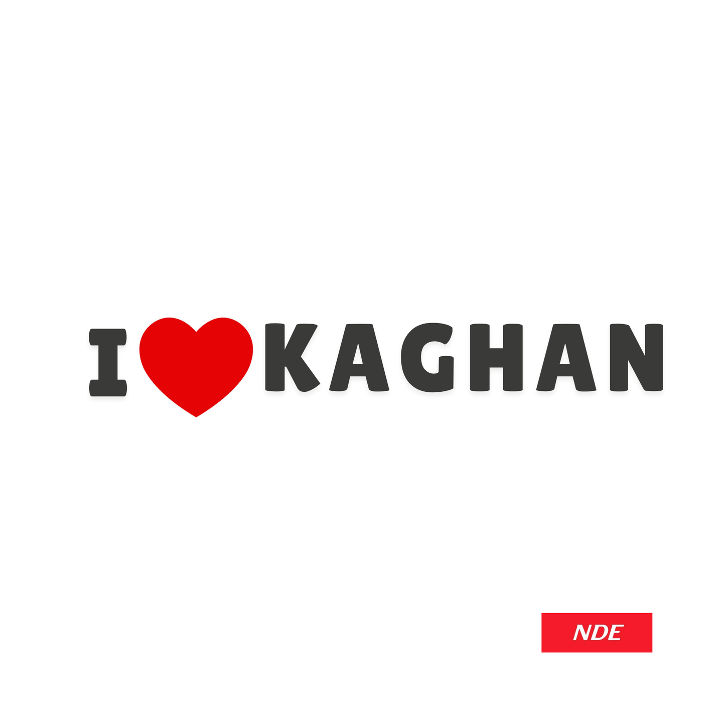STICKER I LOVE KAGHAN - ndestore.com