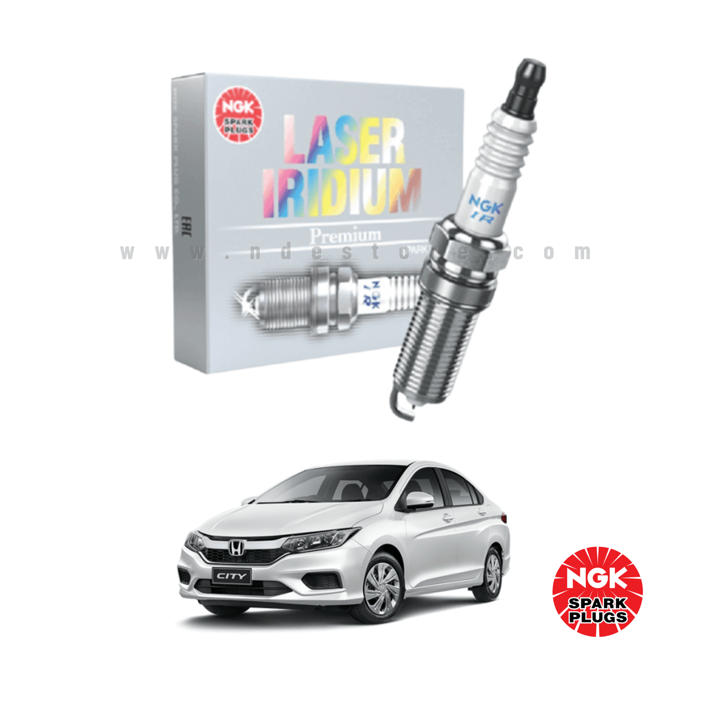 SPARK PLUG NGK LASER IRIDIUM FOR HONDA CITY (2008-2021) - ndestore.com