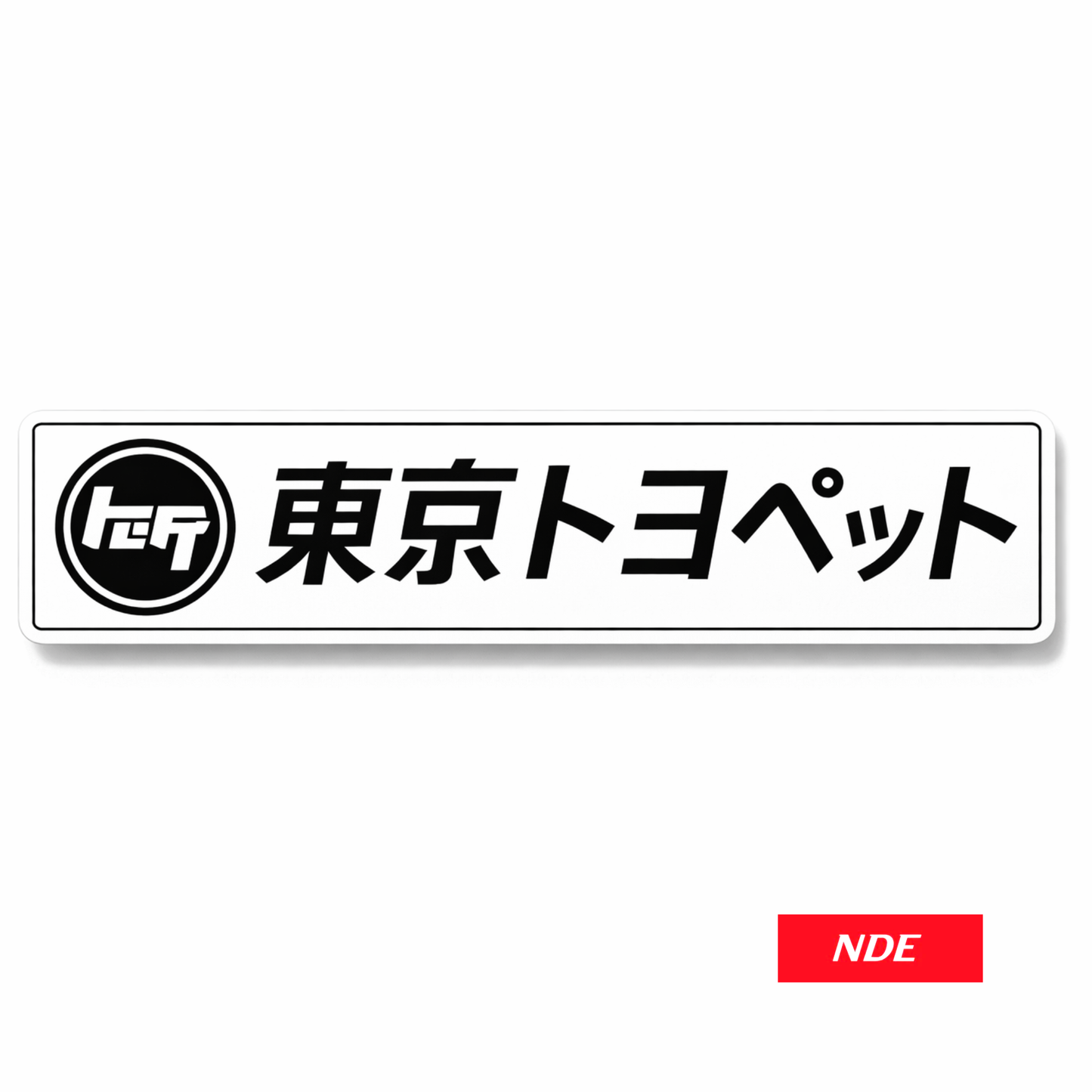 STICKER DECAL TEQ TOYOTA JAPAN