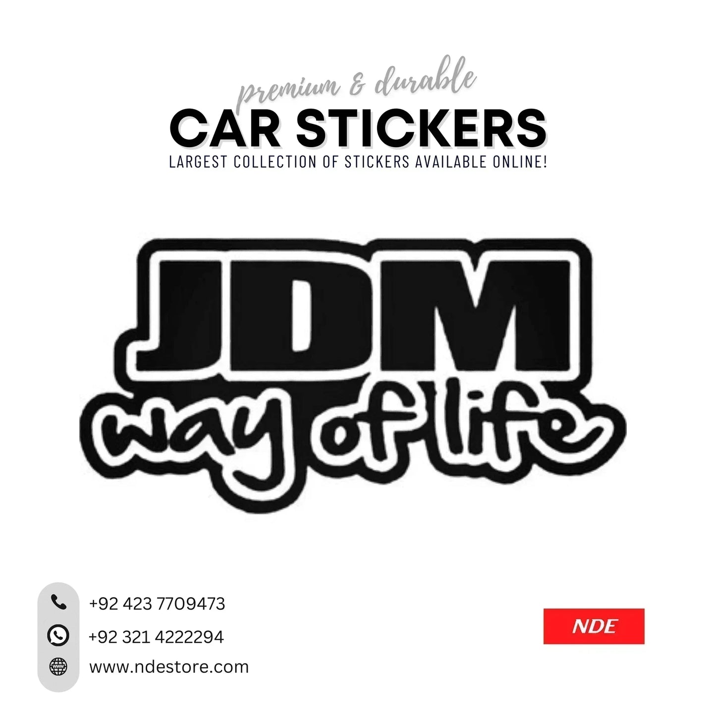 STICKER JDM WAY OF LIFE - ndestore.com