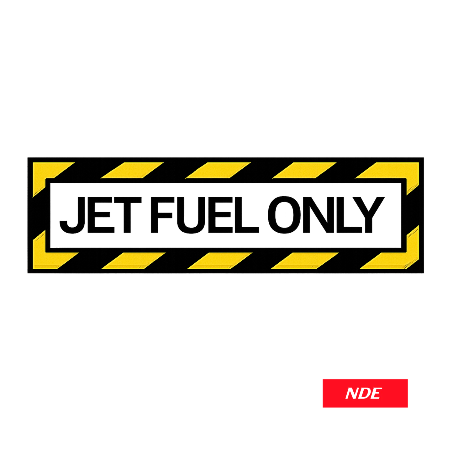 STICKER DECAL JET FUEL ONLY