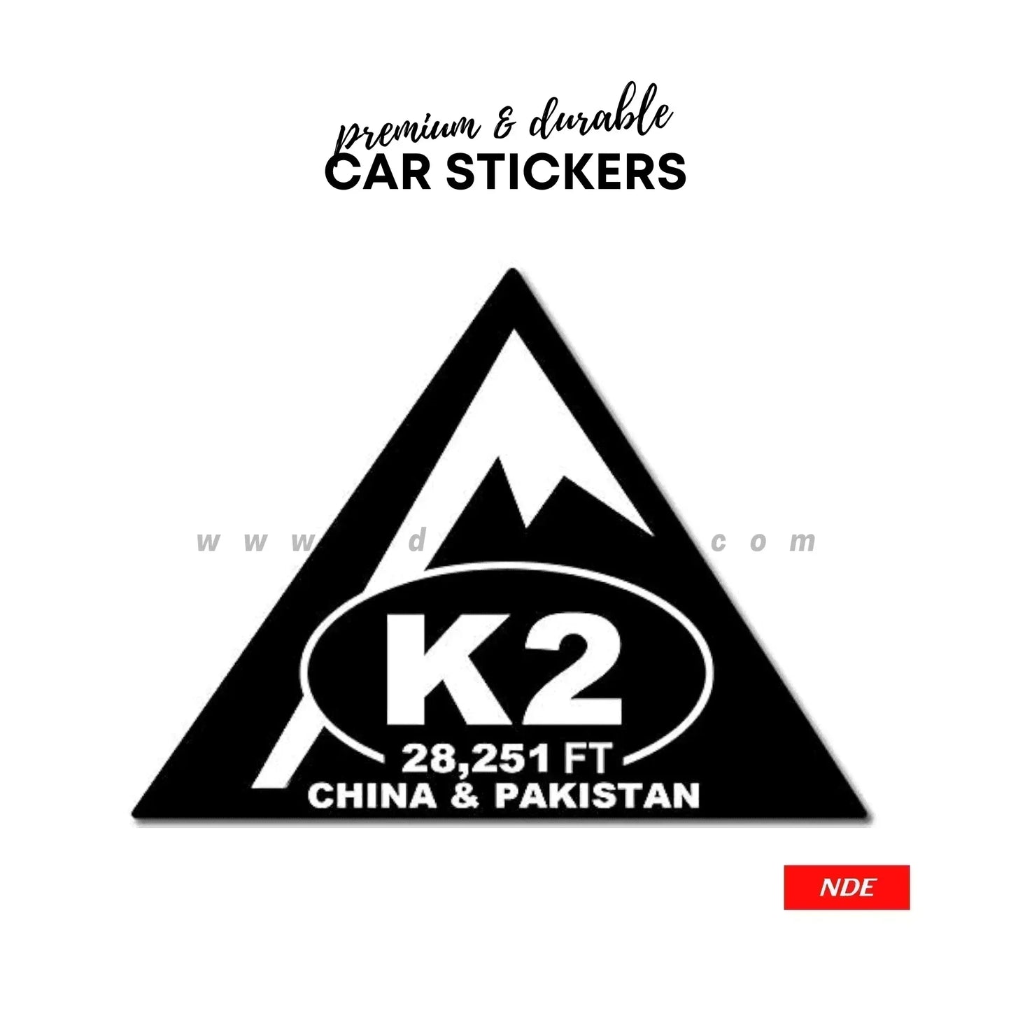 STICKER K2 CHINA PAKISTAN (K2) - ndestore.com