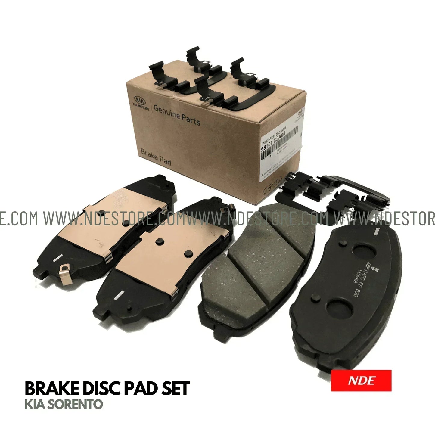 BRAKE DISC PAD SET FRONT GENUINE FOR KIA SORENTO - ndestore.com