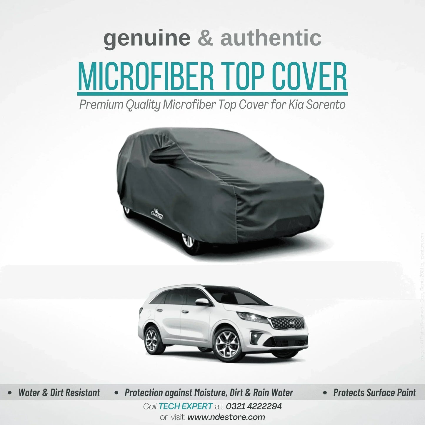 TOP COVER MICROFIBER FOR KIA SORENTO - ndestore.com